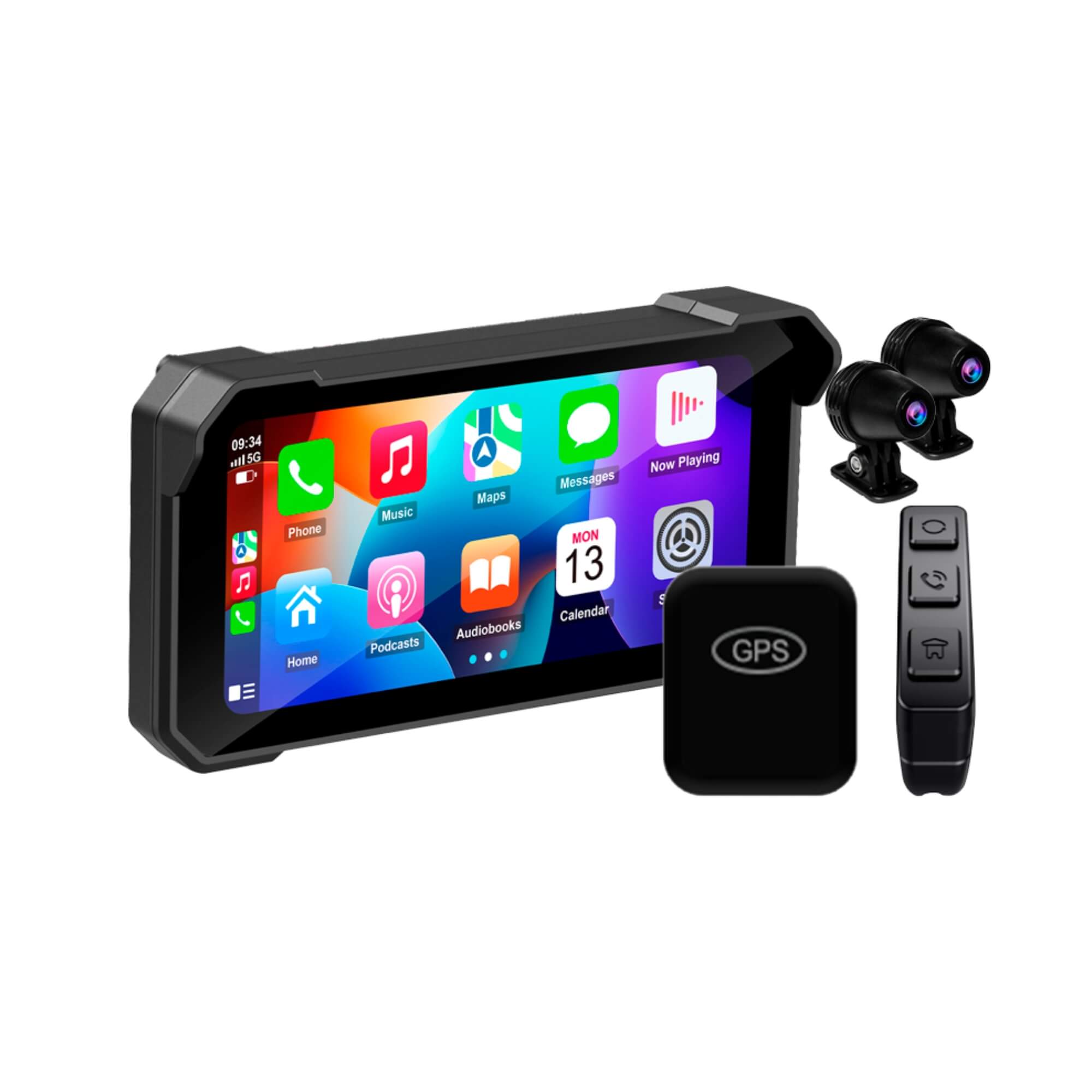 Tela CarPlay para Motos 6.25" com Carplay e Android Auto Roadstar - RS625BR M MI