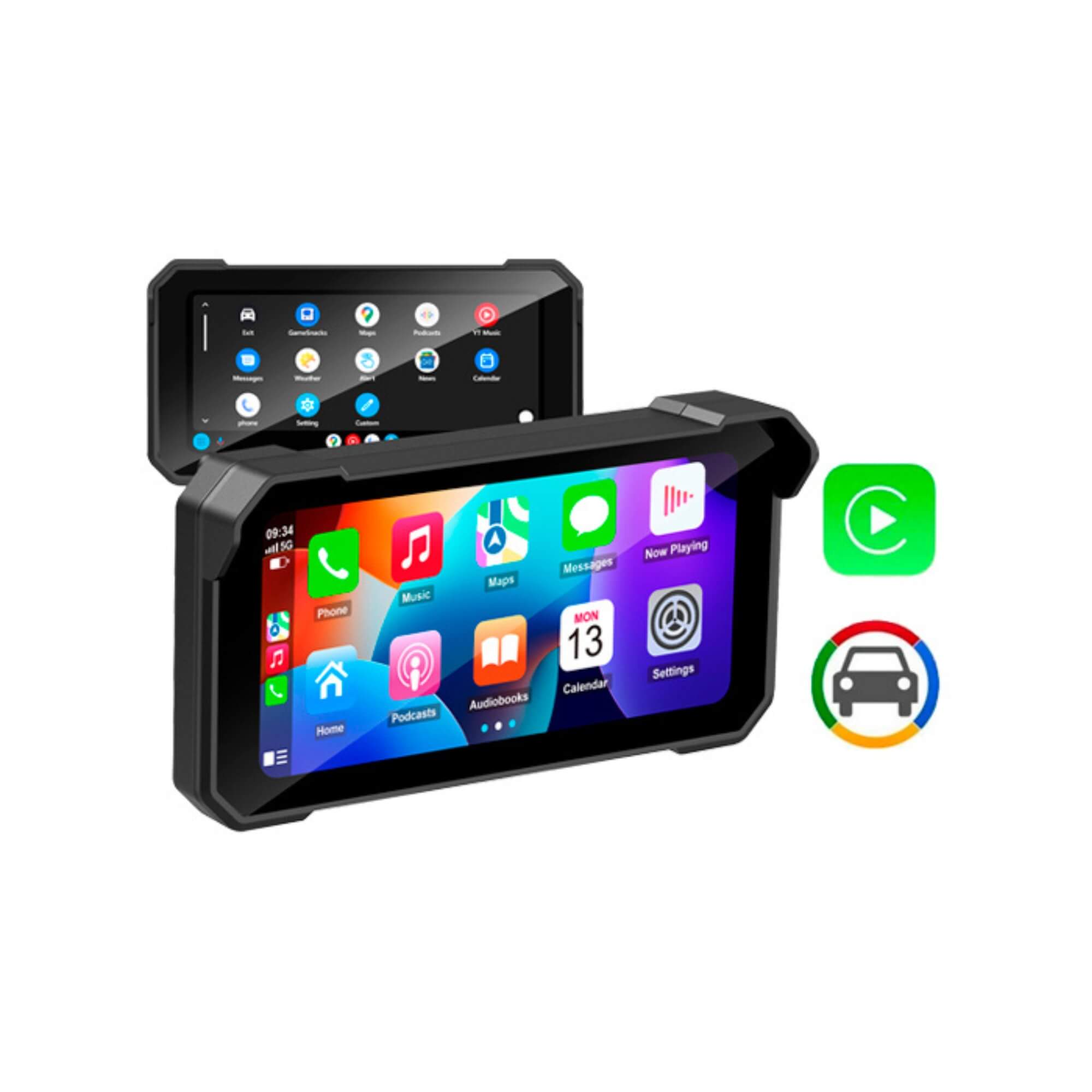 Tela CarPlay para Motos 6.25" com Carplay e Android Auto Roadstar - RS625BR M MI