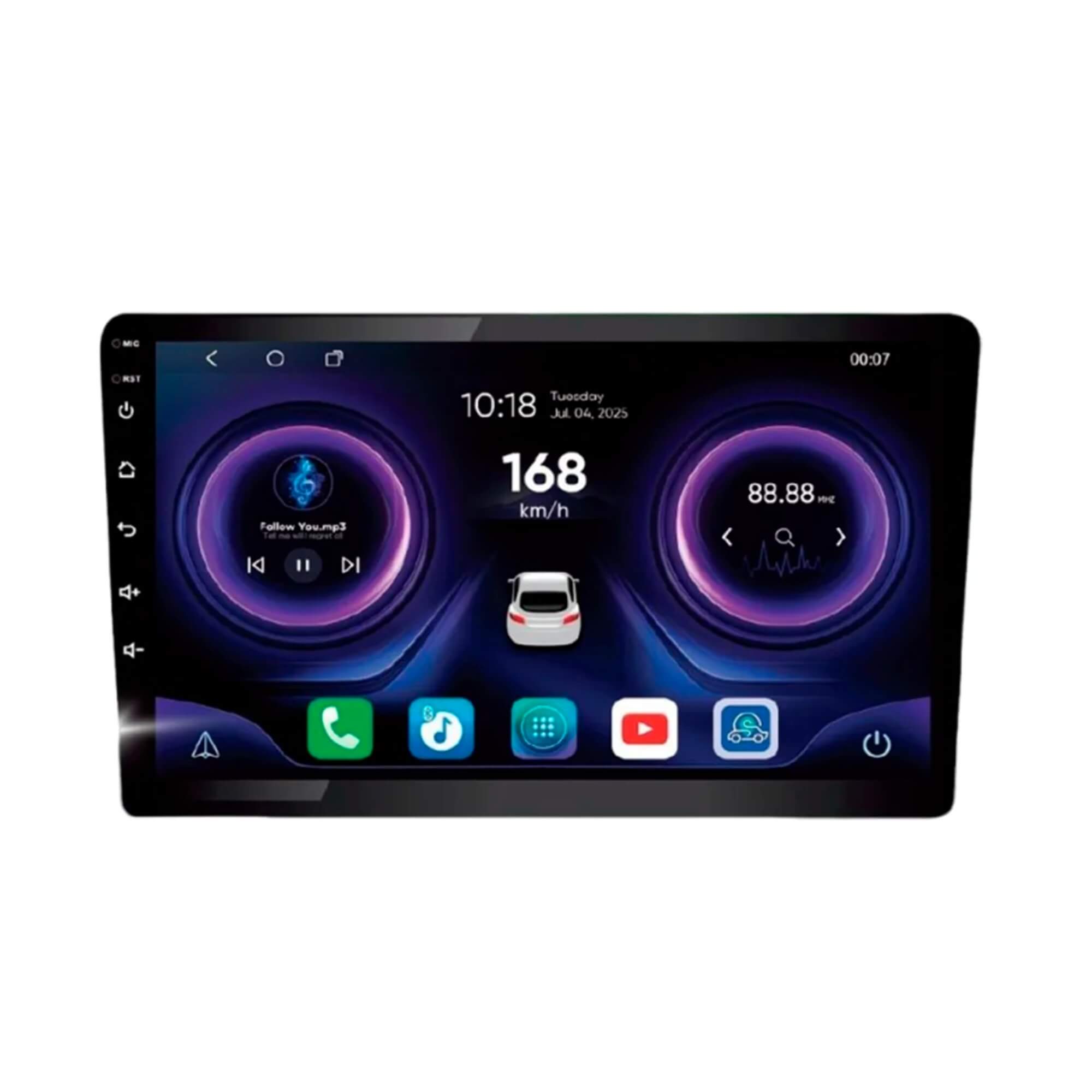 Multimídia Android 10'' com Carplay Android Auto Roadstar - RS1019BR MI