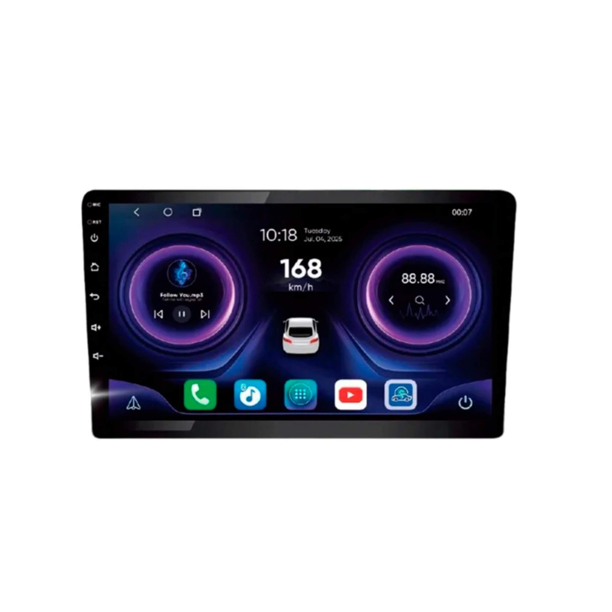 Multimídia Android 9'' com Carplay Android Auto Roadstar - RS919BR MI 4+64GB