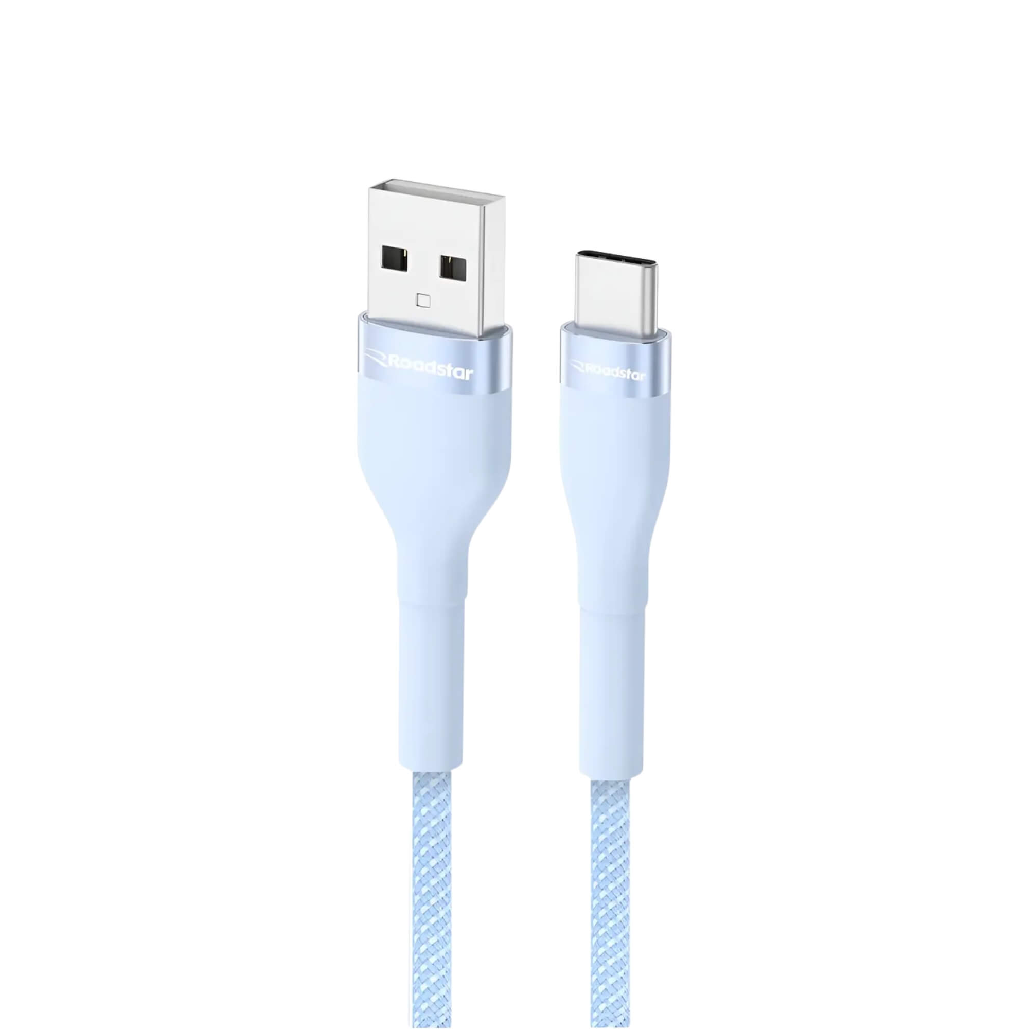 Cabo de Carregamento USB-A / USB-C cor Azul Roadstar - RS-B1.2BR A-C MI