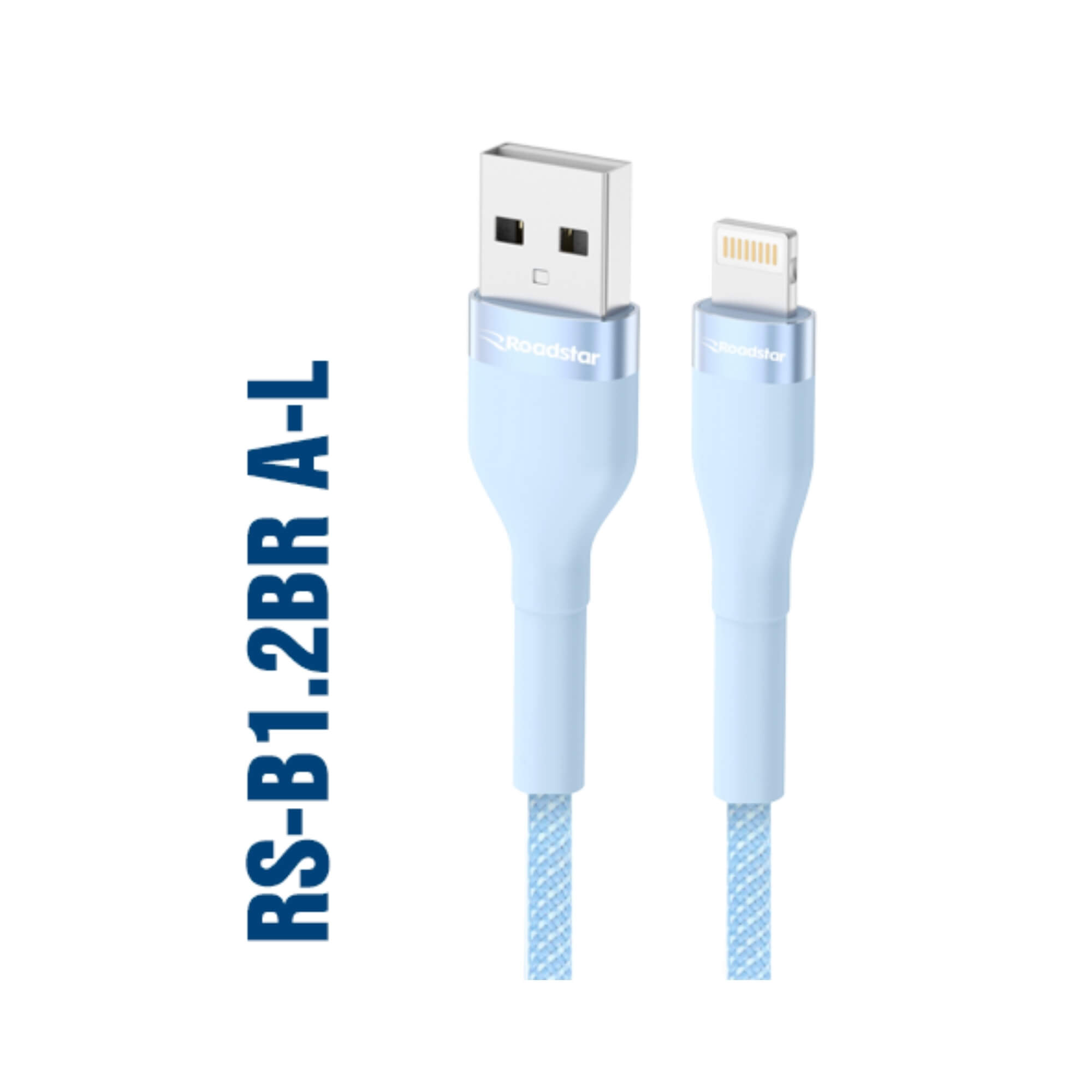 Cabo de Carregamento USB-A / Lighning cor Azul Roadstar - RS-B1.2BR A-L MI