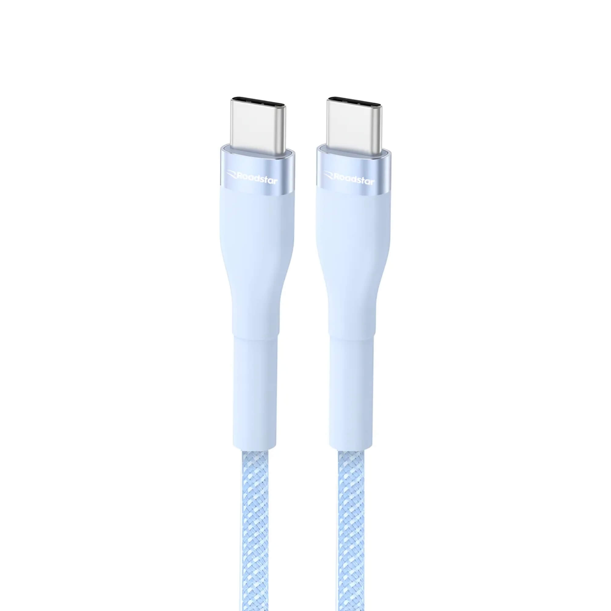 Cabo de Carregamento USB-C / USB-C cor Azul Roadstar - RS-B1.2BR C-C MI