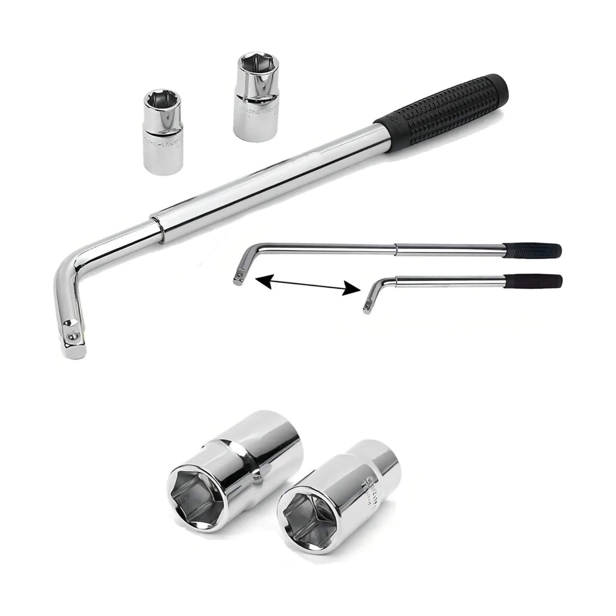 Chave de Roda L Extensiva 17 19 21 23mm Tech One - PW-E-1904