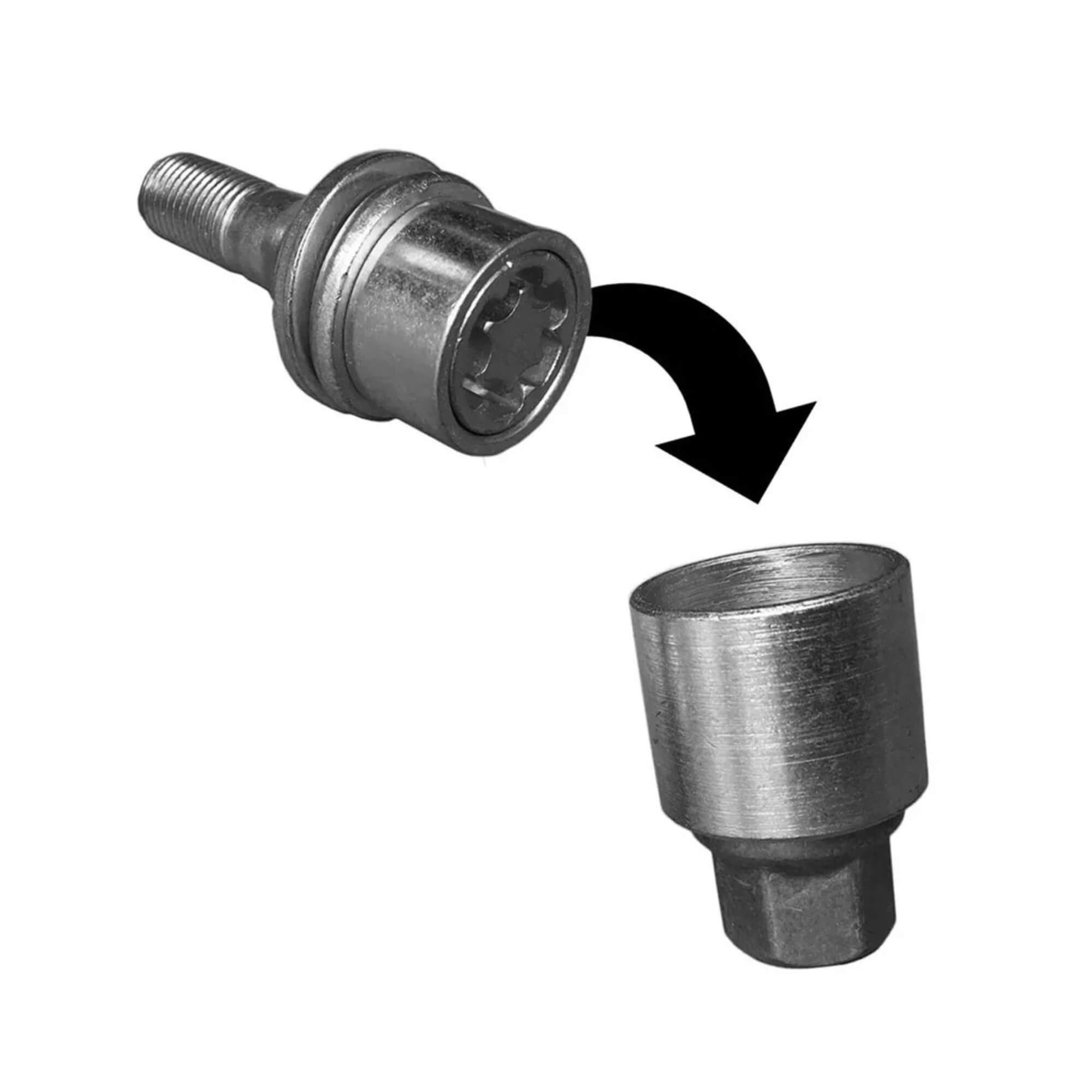 Kit Parafusos Antifurto Starlock compatível c/ Fiat Farad - A2C/E 4036