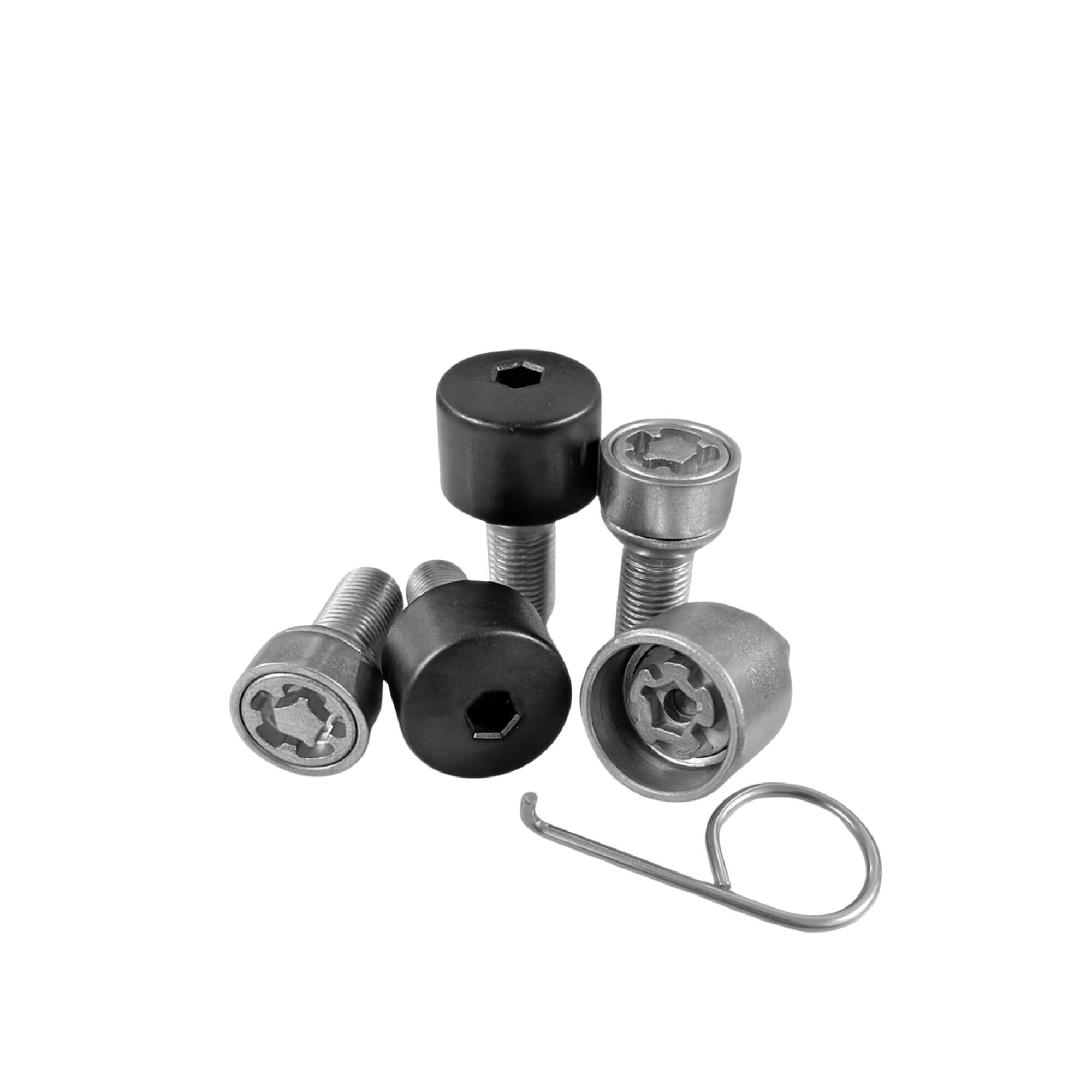 Kit Parafusos Antifurto Starlock com Tampa compatível c/ Chery/Omoda/Jaecoo/VW Farad - ZA/E 3993