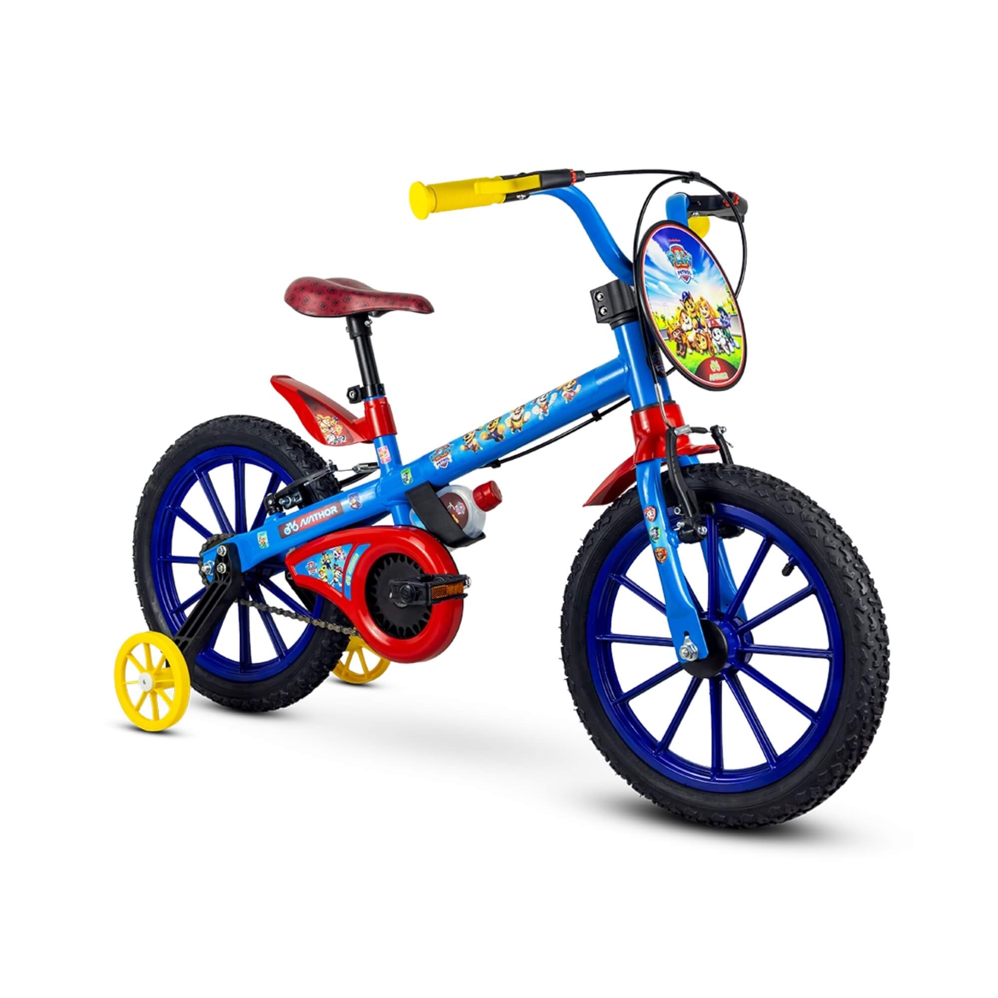Bicicleta Aro 16 Patrulha Canina +5 Anos Nathor - 108021070000