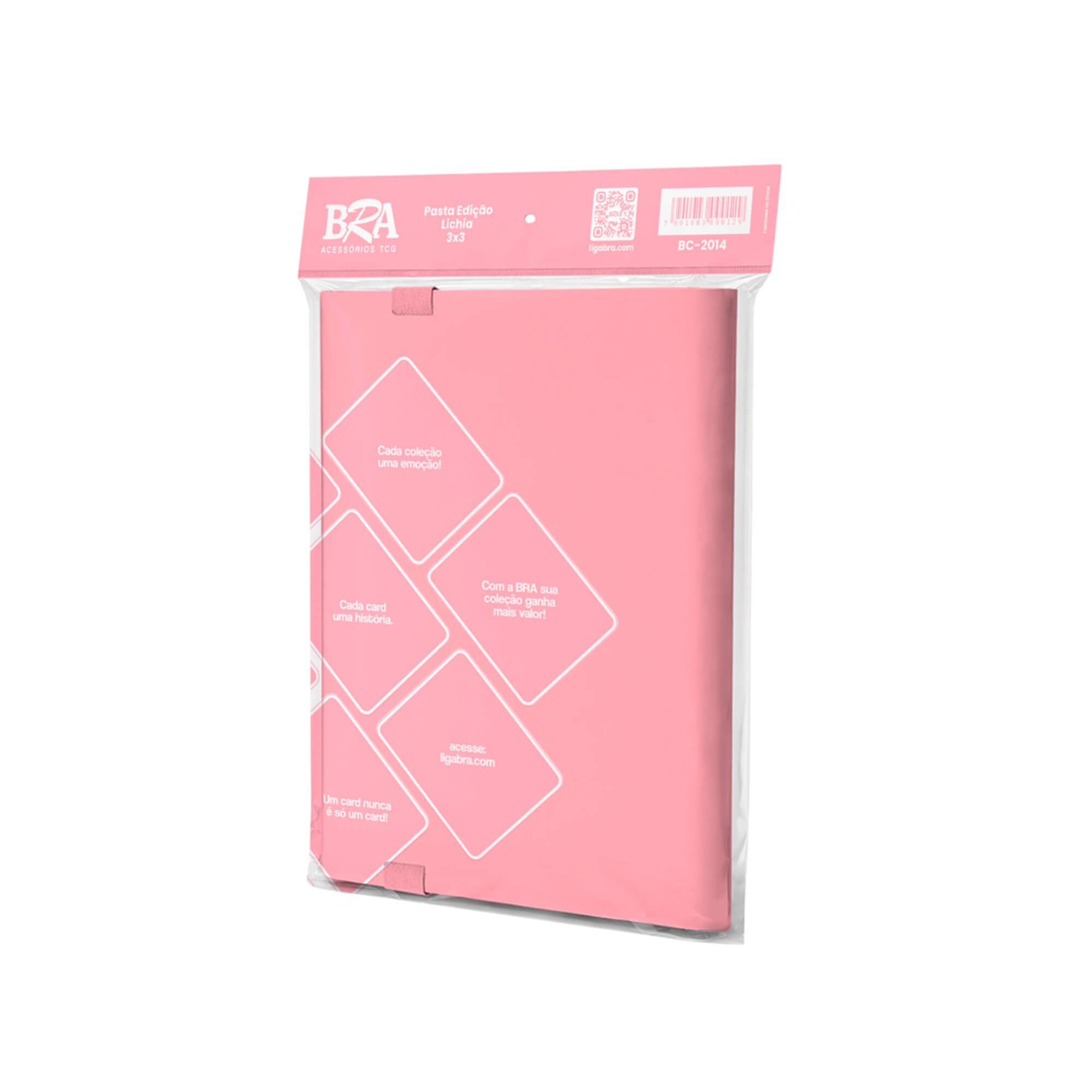 Pasta Edição Sabores 3x3 Lichia cor Rosa com 20 Folhas BRA - BC-2014