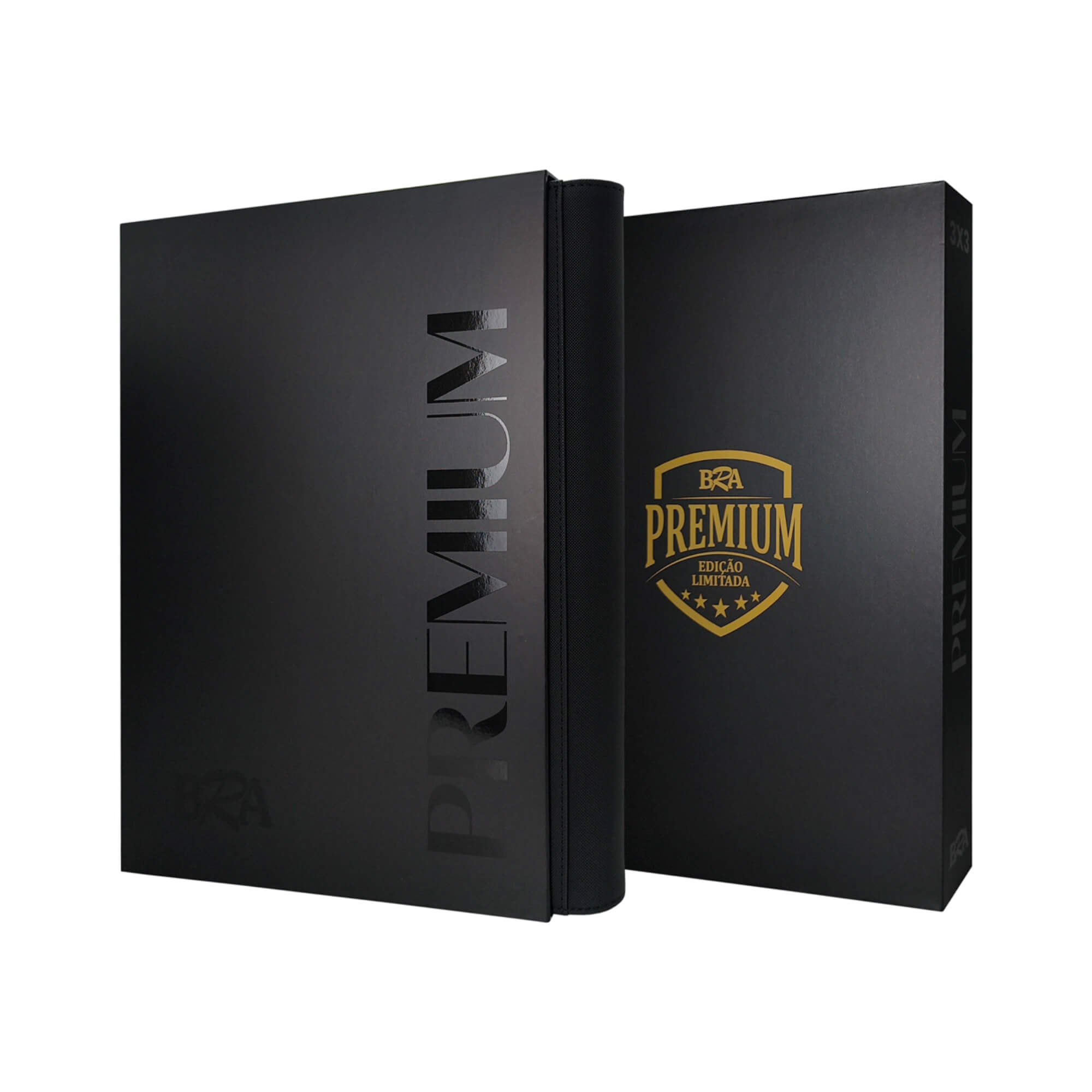 Pasta Premium 3x3 Preta c/ 20 Folhas Frente e Verso (Comporta até 360 Cards) BRA - BC-2050