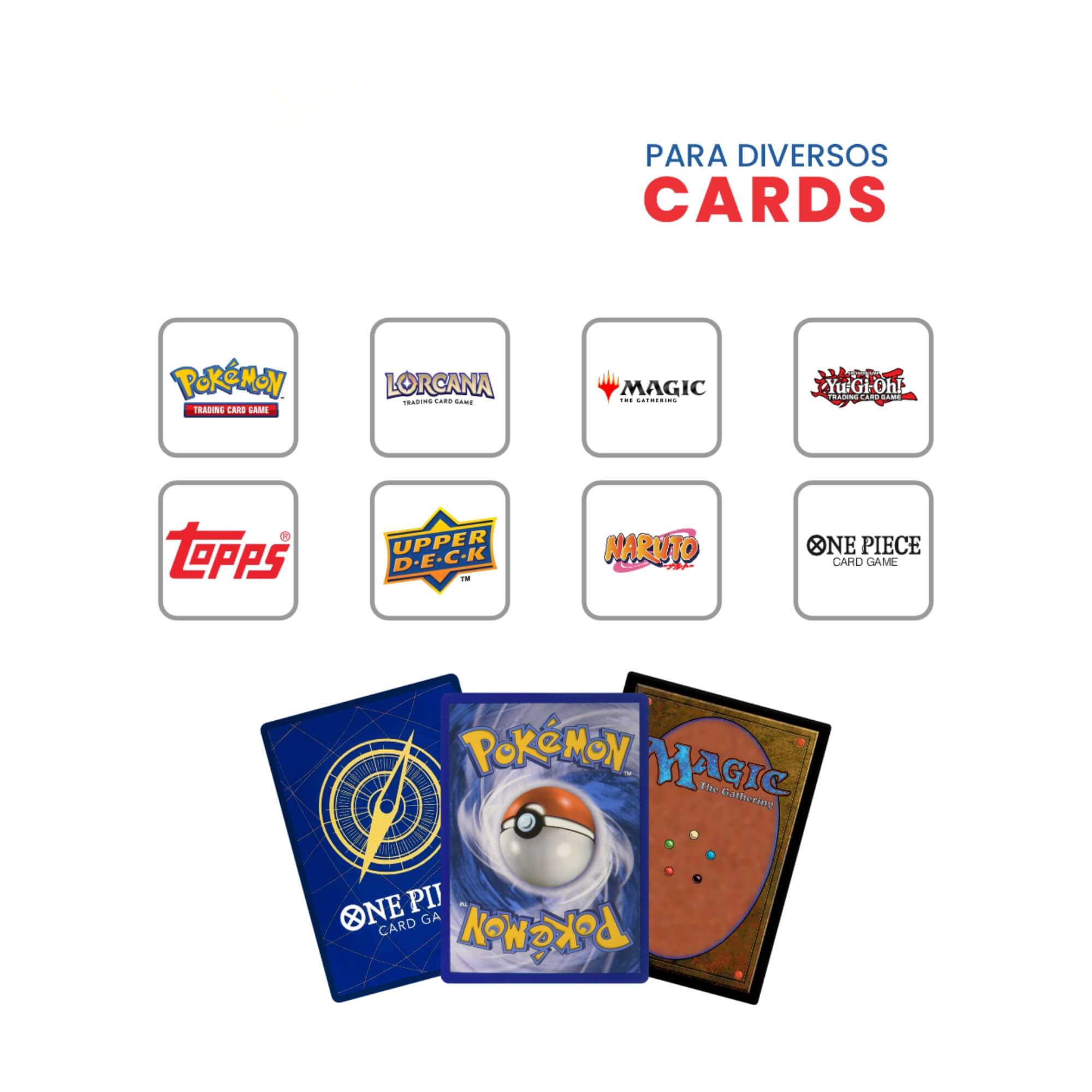 Pasta Premium 3x3 Preta c/ 20 Folhas Frente e Verso (Comporta até 360 Cards) BRA - BC-2050