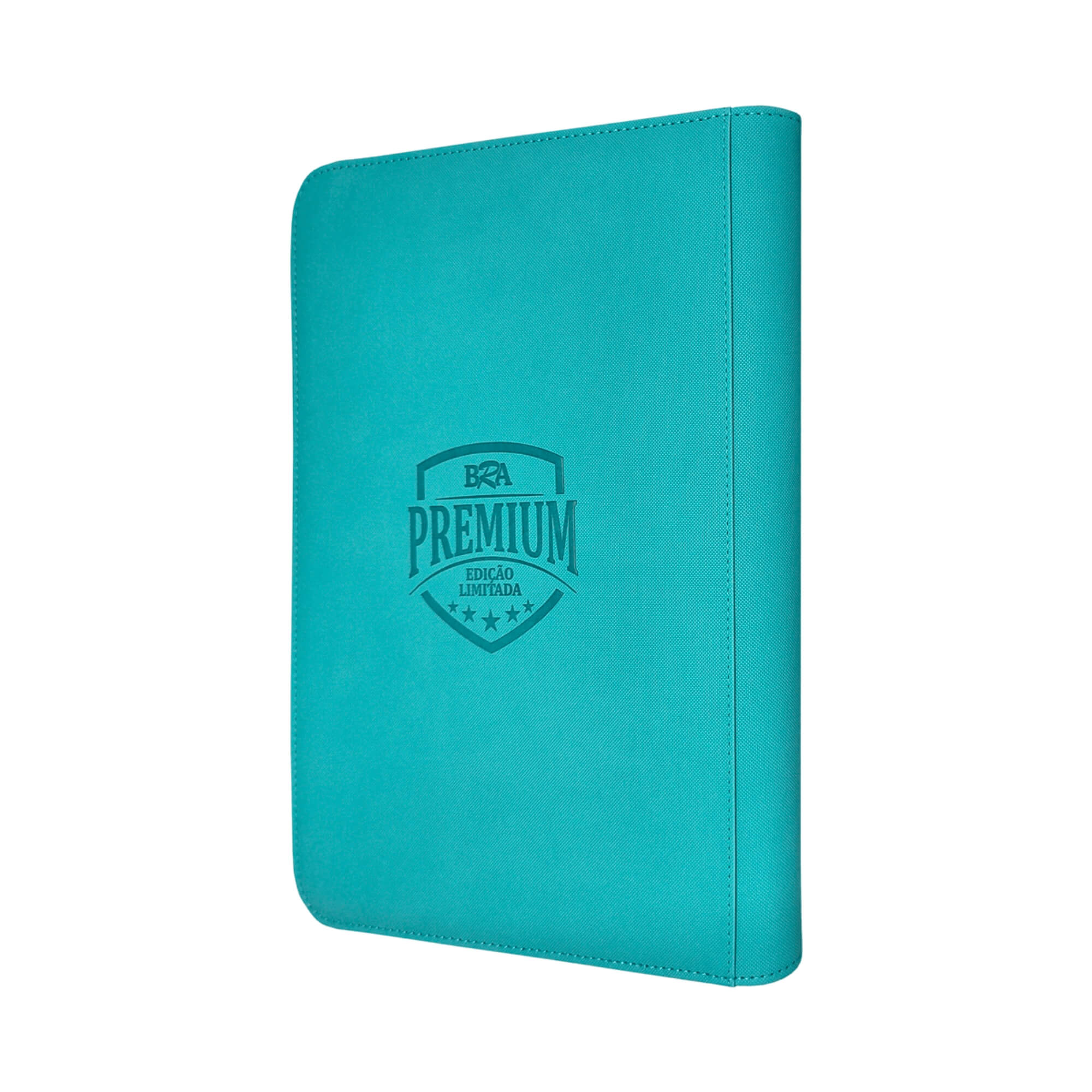 Pasta Premium 3x3 Azul Piscina com 20 Folhas Frente e Verso BRA - BC-2052C