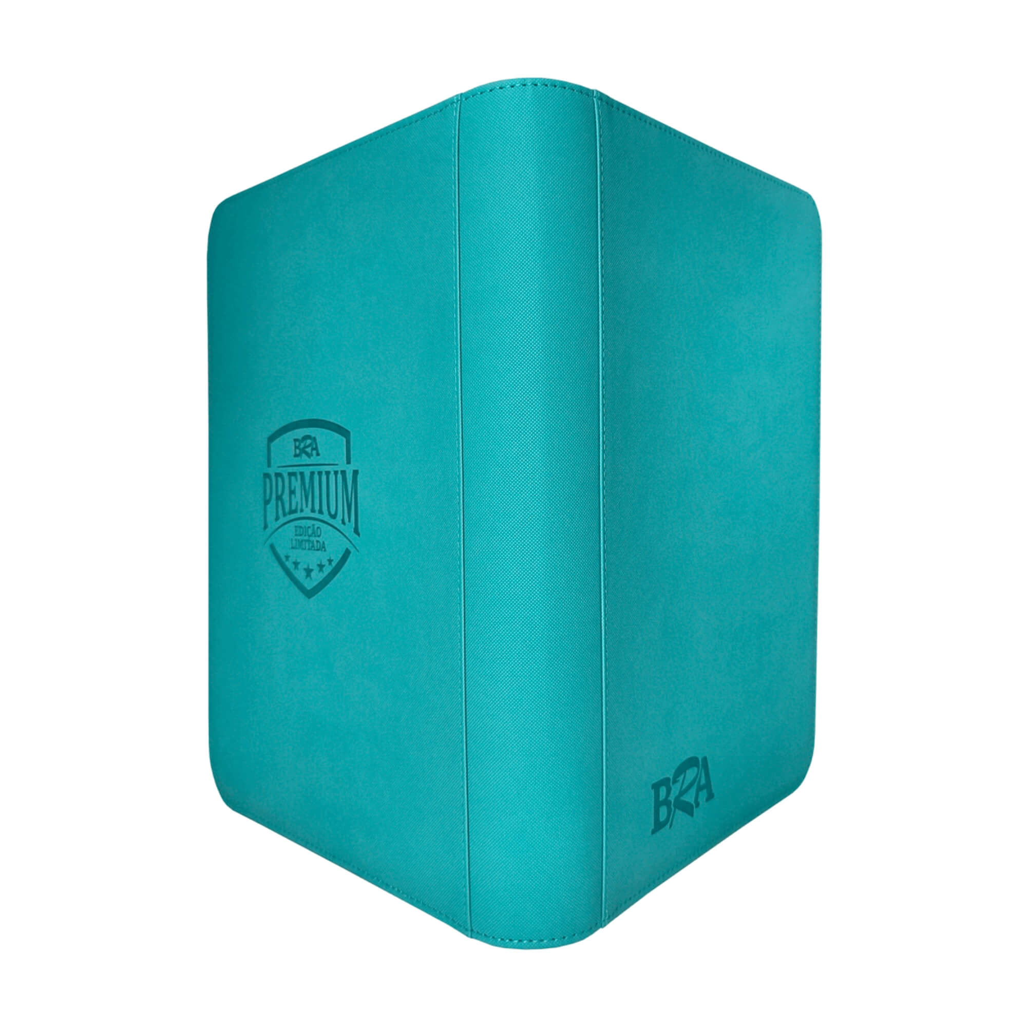 Pasta Premium 3x3 Azul Piscina com 20 Folhas Frente e Verso BRA - BC-2052C