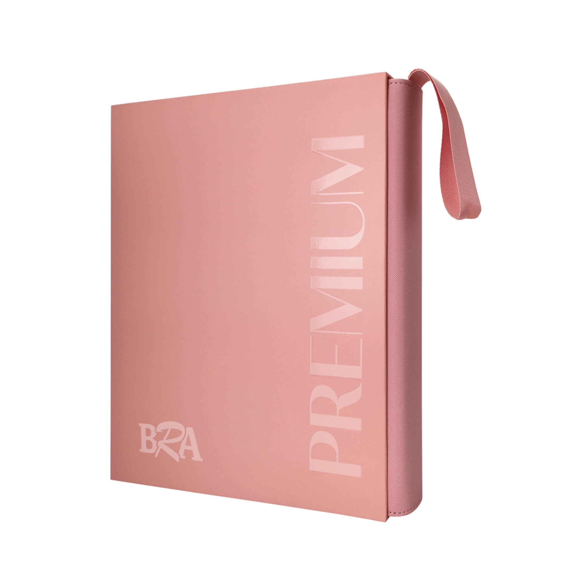 Pasta Premium 3x3 Sem folhas Internas Rosa BRA - BC-2124