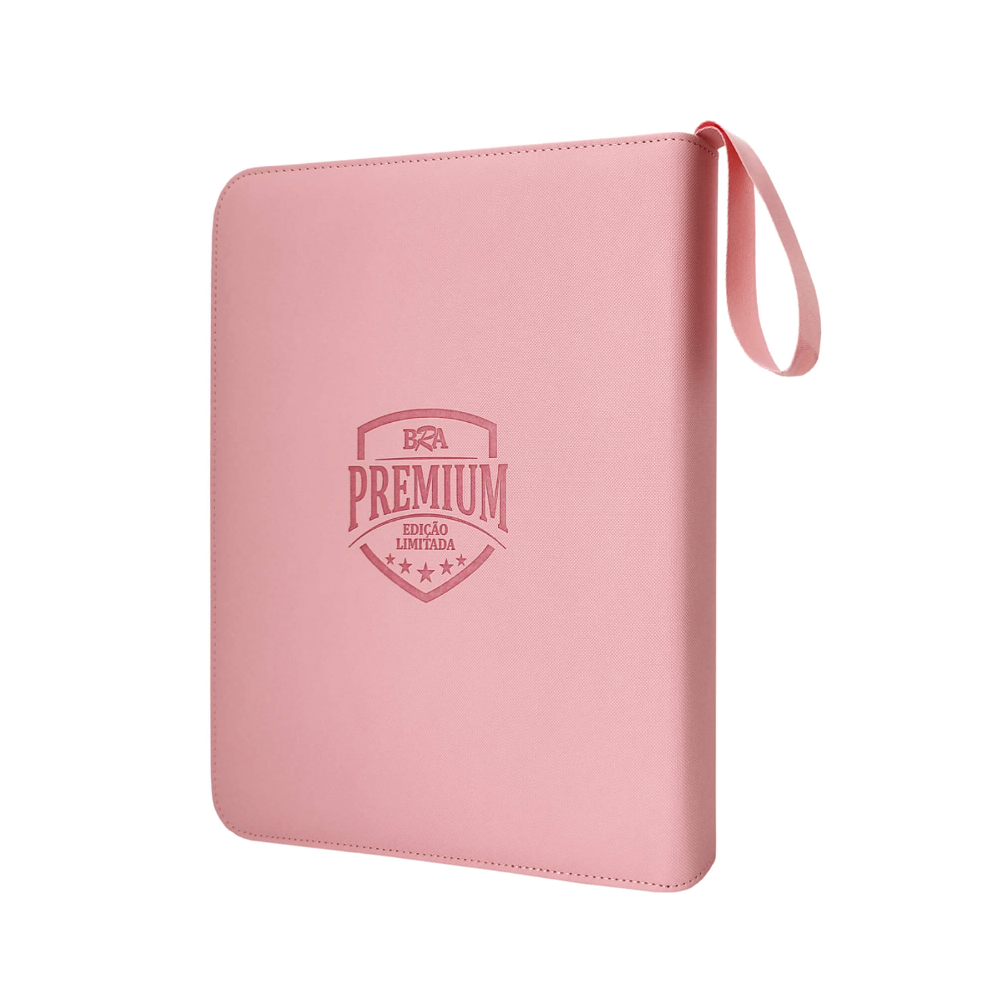 Pasta Premium 3x3 Sem folhas Internas Rosa BRA - BC-2124