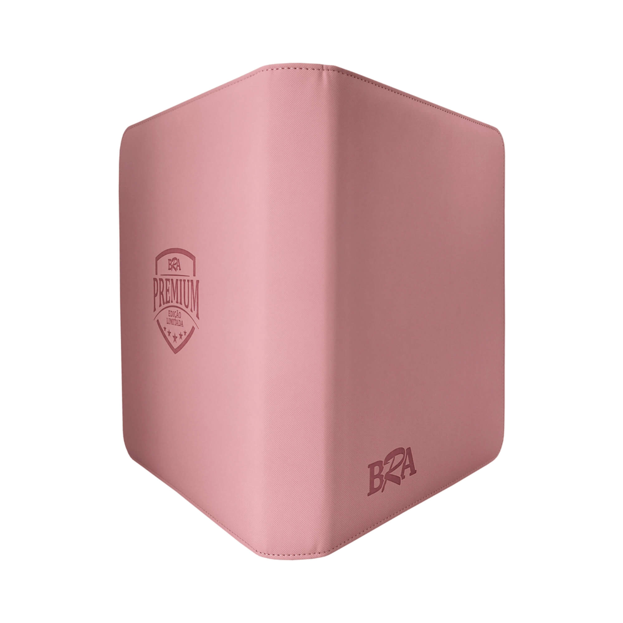 Pasta Premium 3x3 Sem folhas Internas Rosa BRA - BC-2124