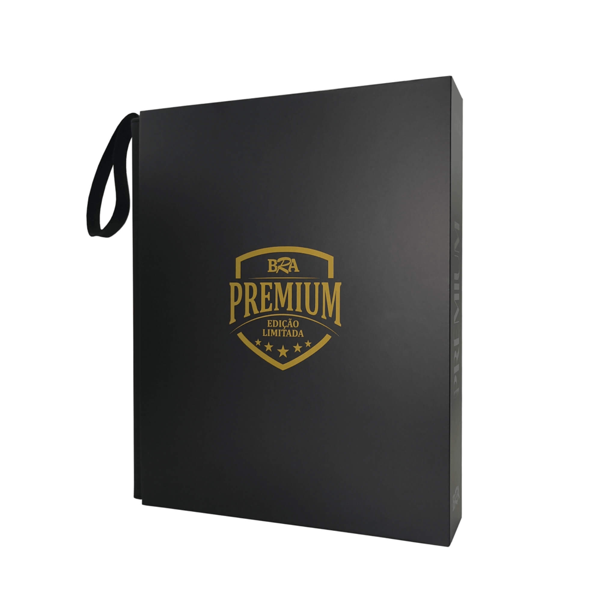 Pasta Premium 3x3 Sem folhas Internas Preta BRA - BC-2120