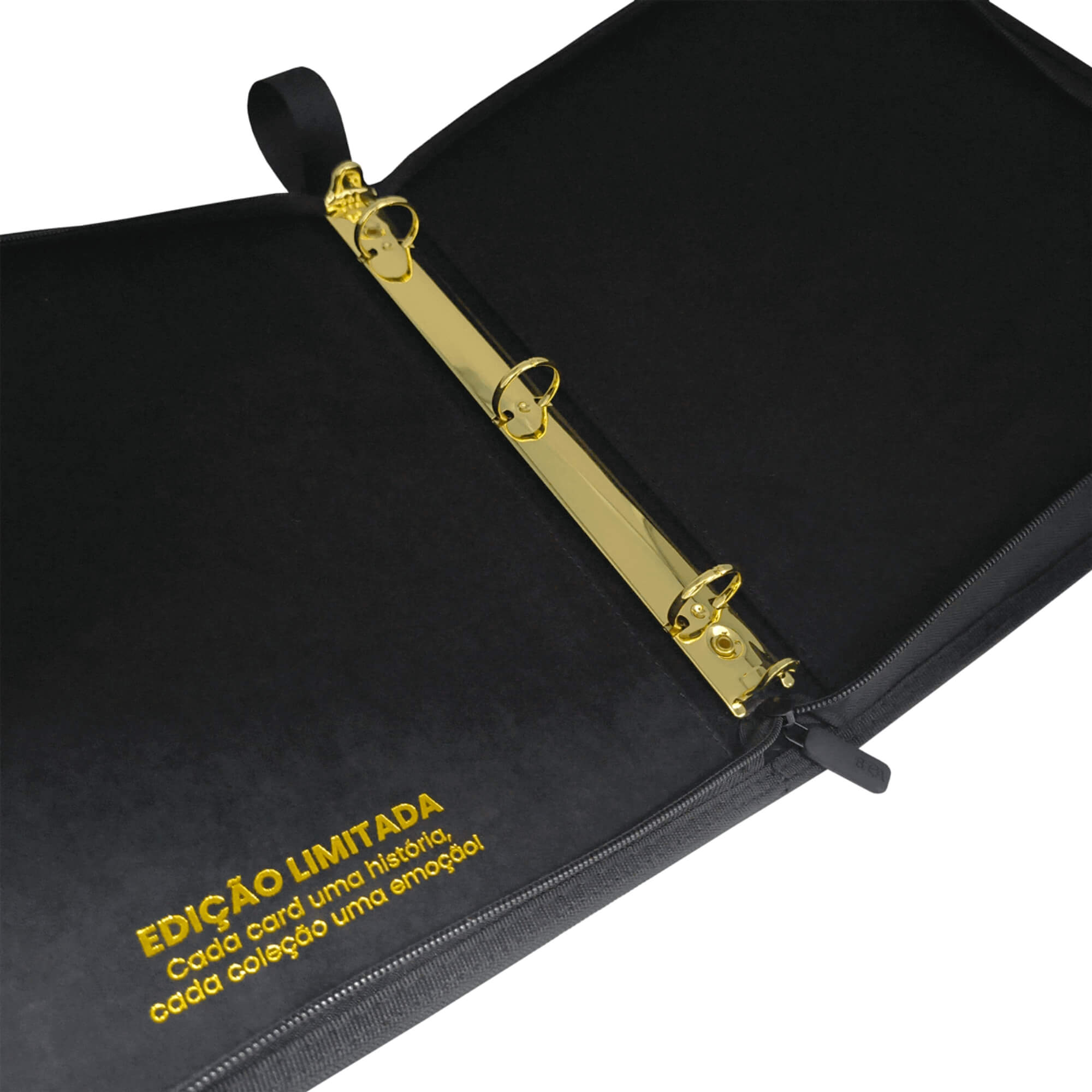 Pasta Premium 3x3 Sem folhas Internas Preta BRA - BC-2120
