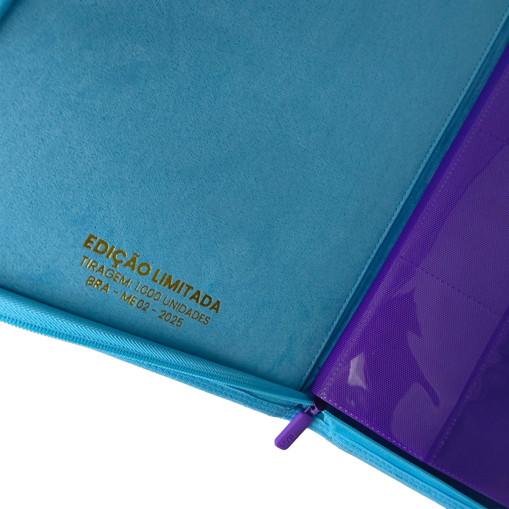 Pasta Premium 3x3 ME02 Roxa/Azul com 20 Folhas BRA - BC-2055-ME02
