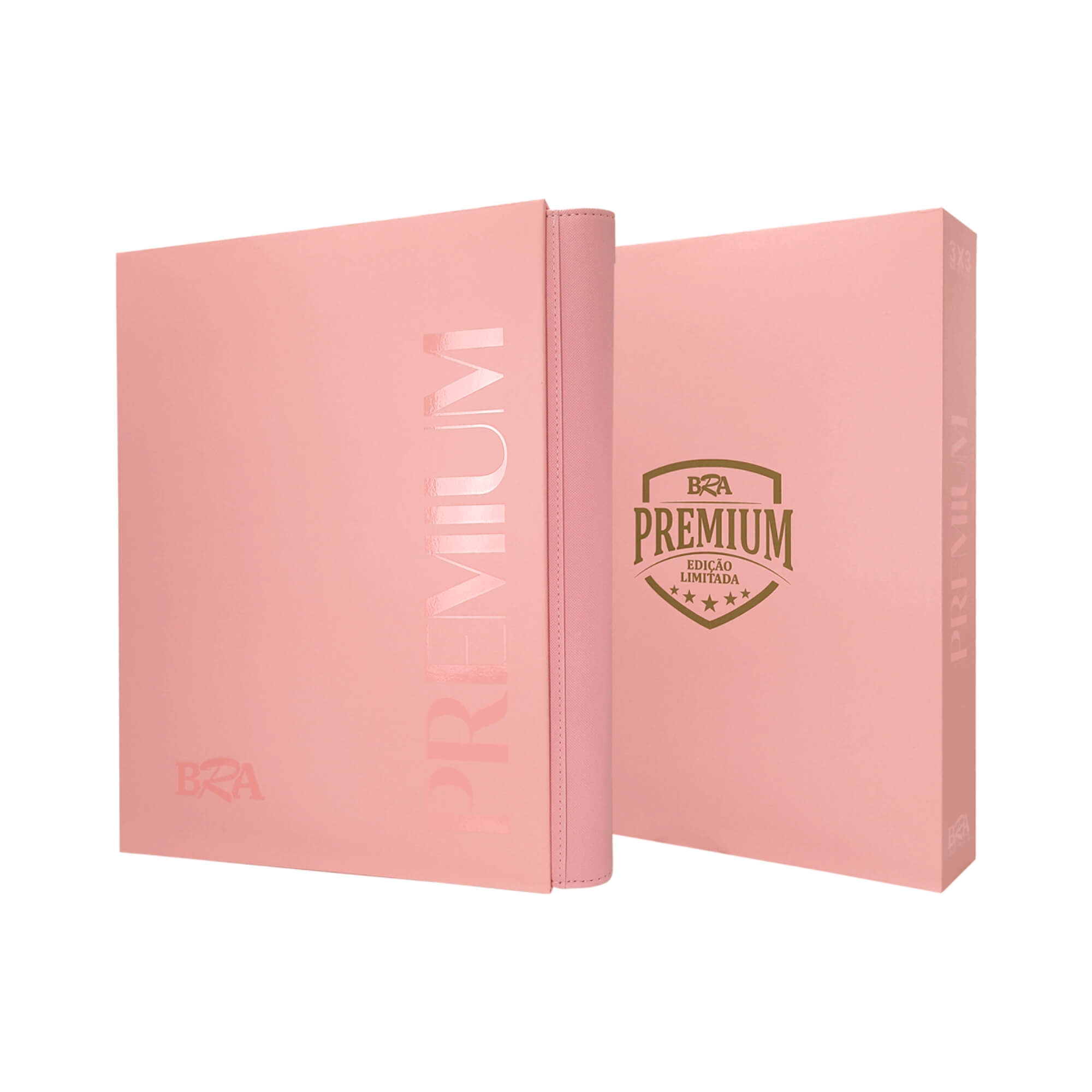 Pasta Premium 3x3 Rosa com 20 Folhas BRA - BC-2054