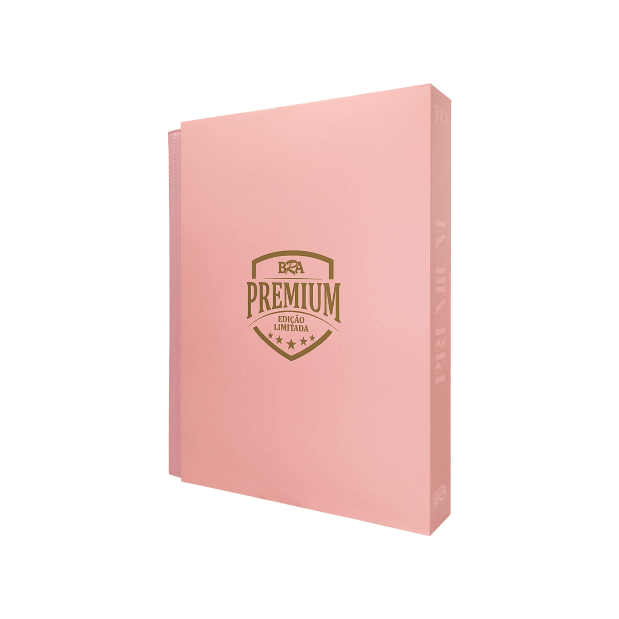 Pasta Premium 3x3 Rosa com 20 Folhas BRA - BC-2054