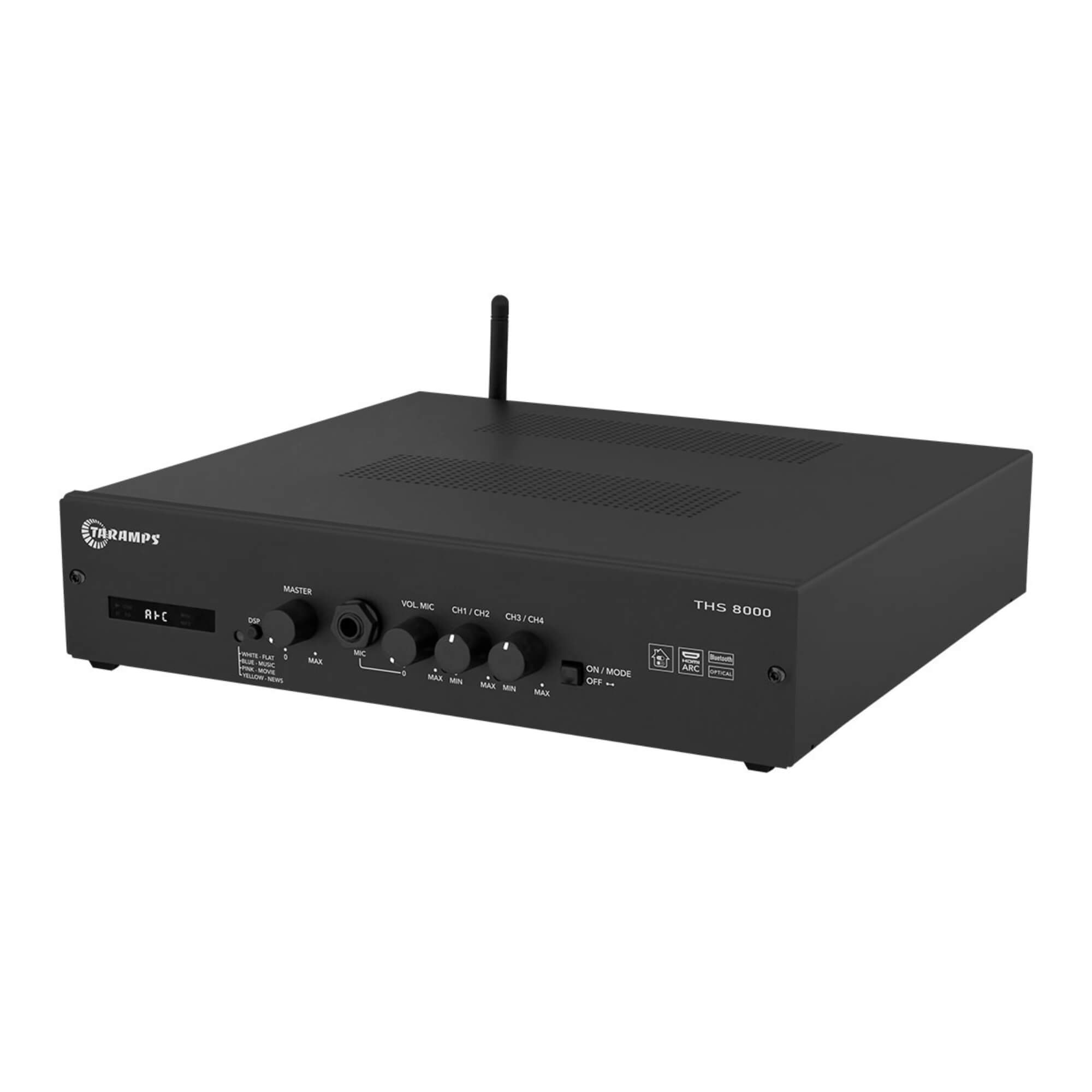 Amplificador Class D THS 8000 Receiver Multicanal 800W RMS Taramps - 902513