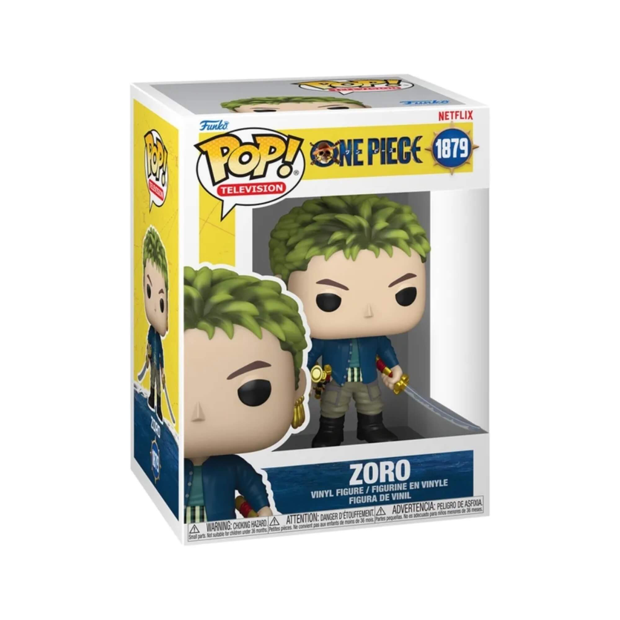 Boneco Funko Pop! One Piece Live Action - Zoro Candide - 12868