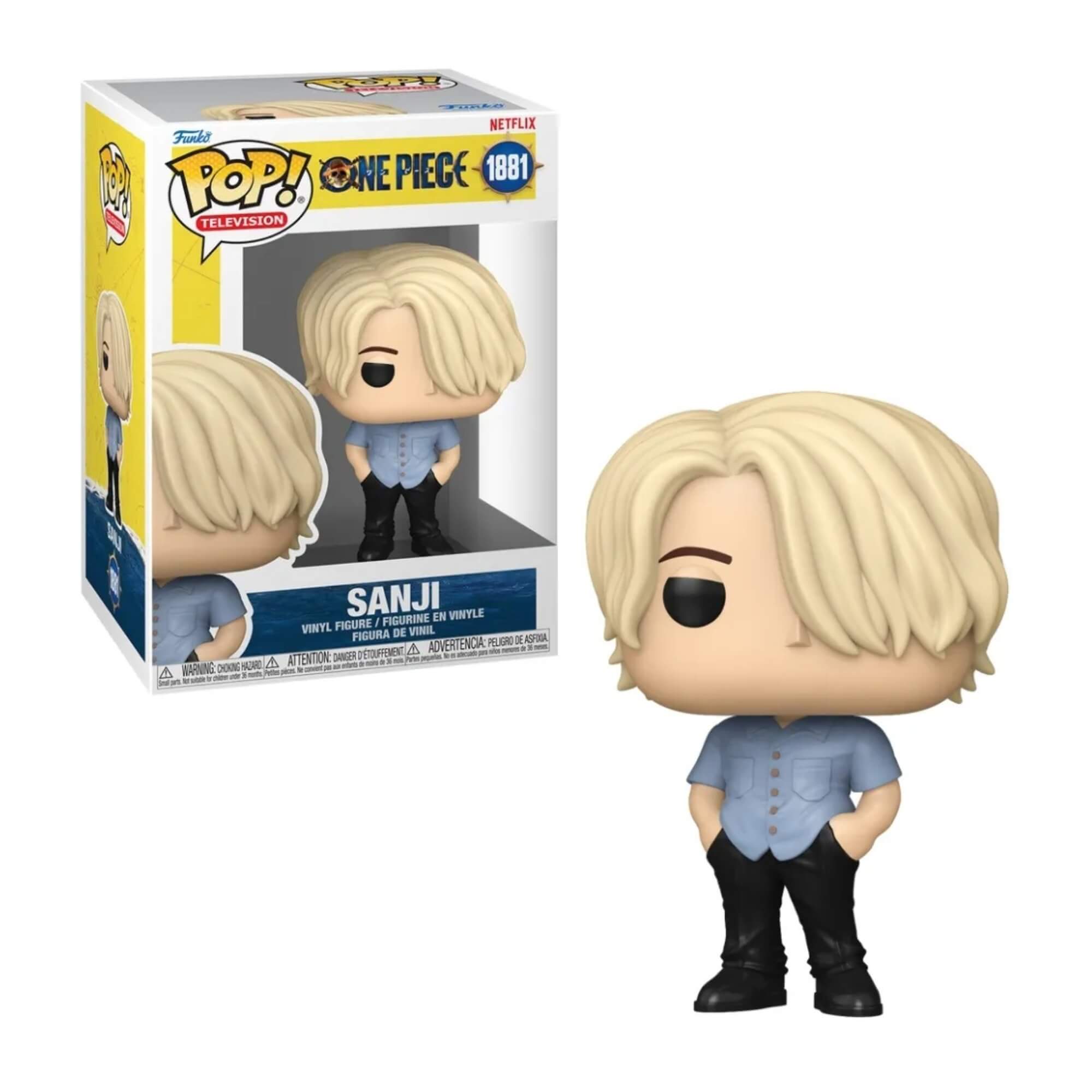 Boneco Funko Pop! One Piece Live Action - Sanji Candide - 12866