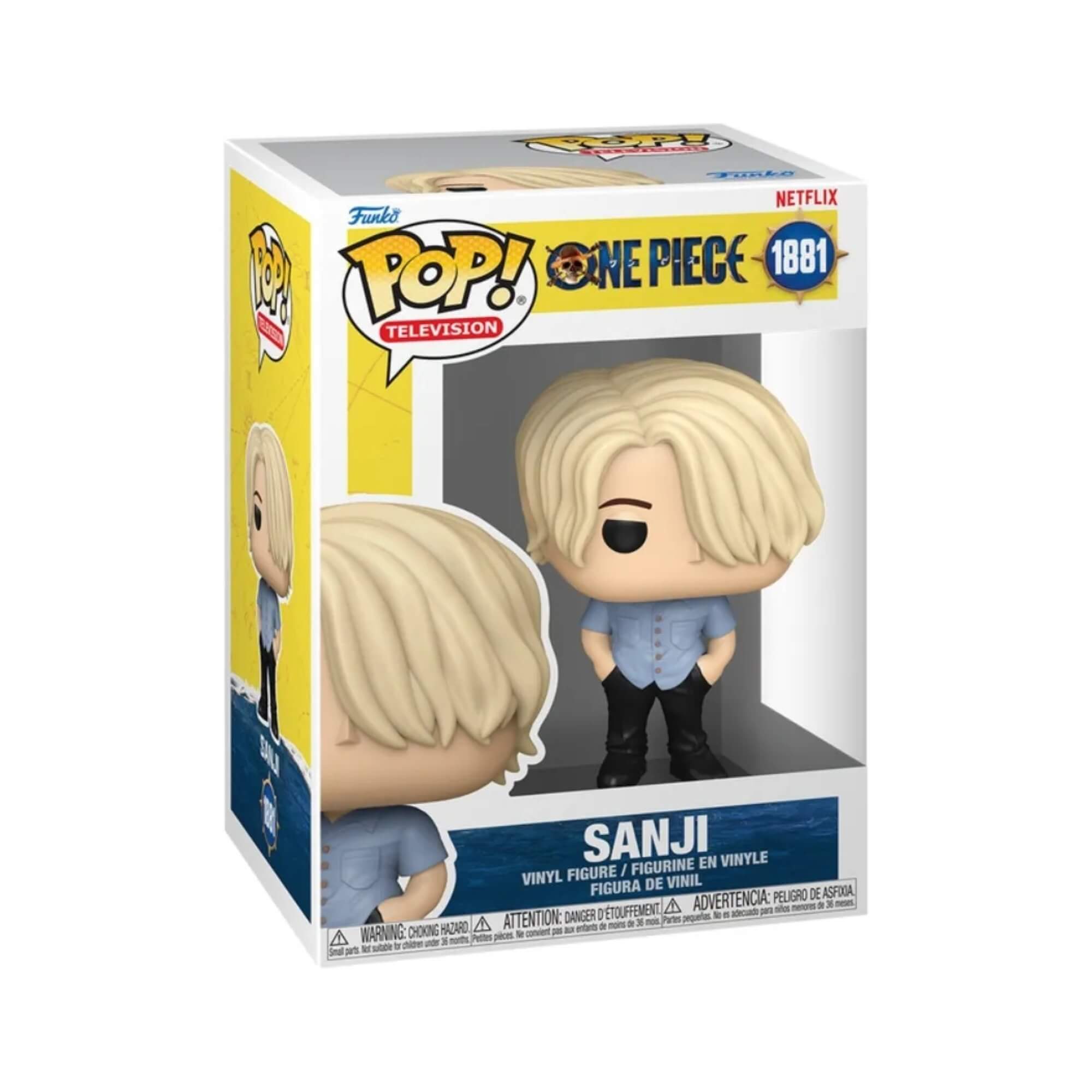 Boneco Funko Pop! One Piece Live Action - Sanji Candide - 12866
