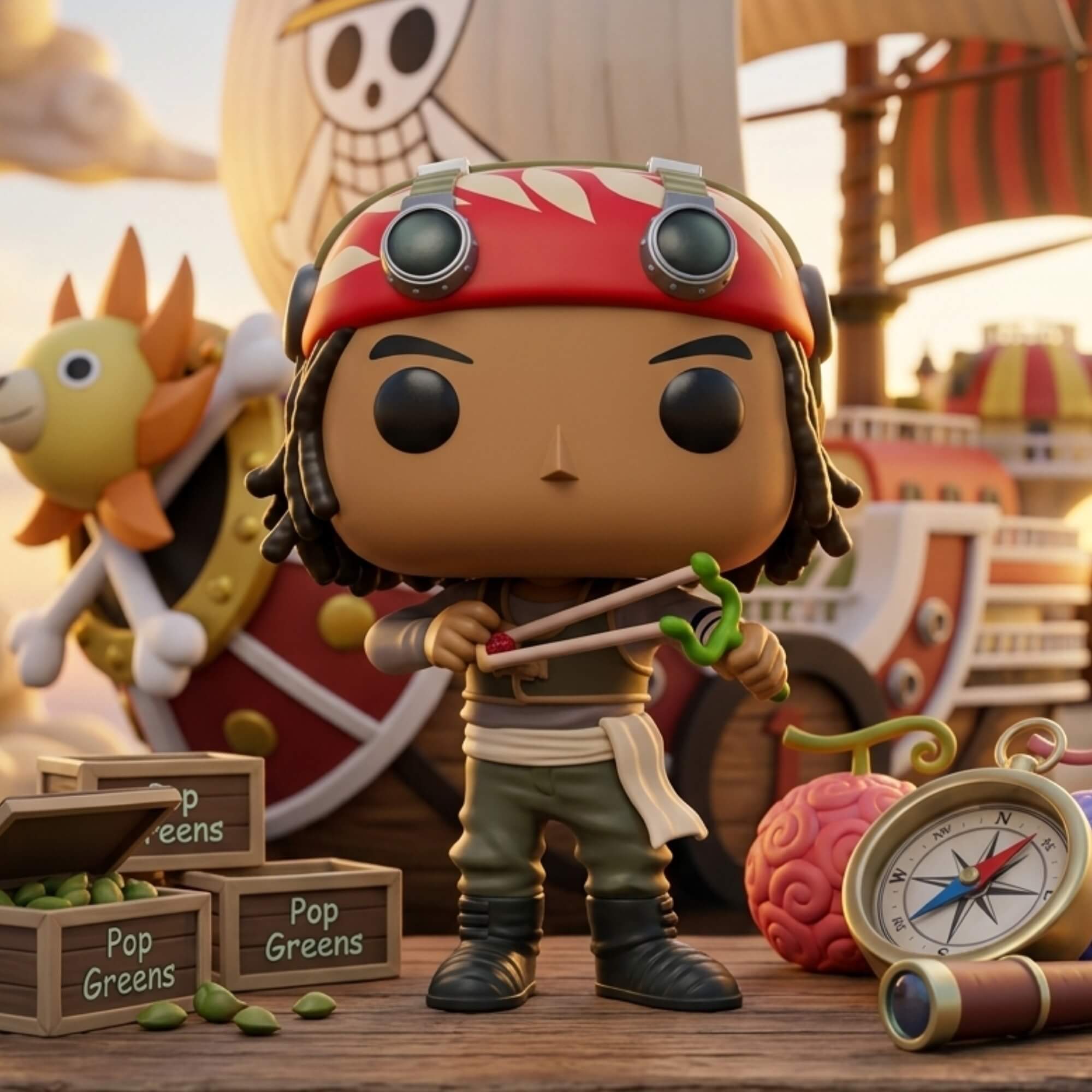 Boneco Funko Pop! One Piece Live Action - Usopp Candide - 12867