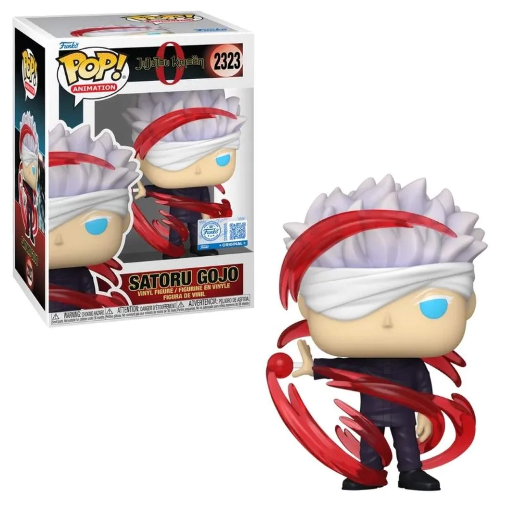 Boneco Funko Pop! Jujutsu Kaisen 0 Gojo (Tecnica Vermelha) Candide - 12896
