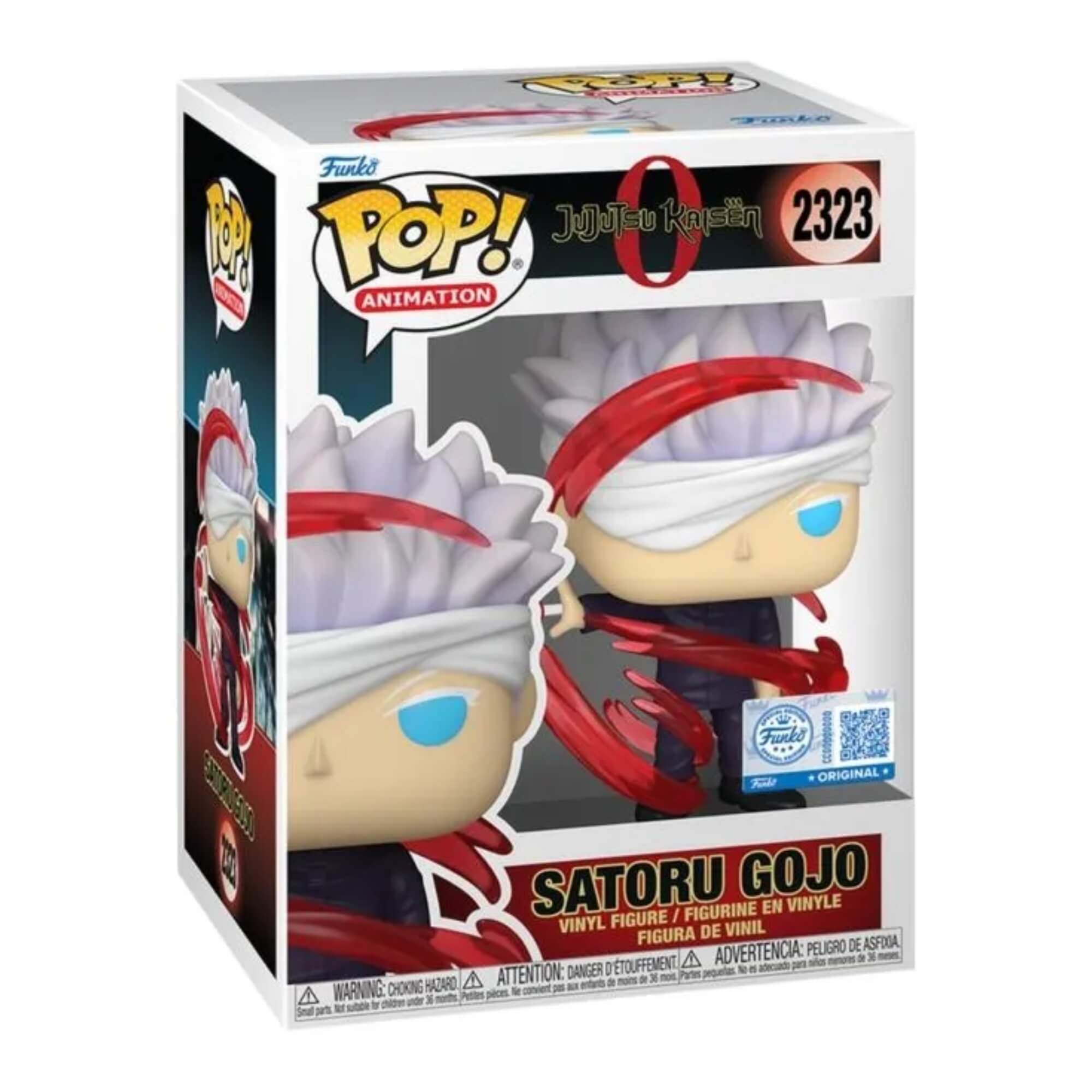 Boneco Funko Pop! Jujutsu Kaisen 0 Gojo (Tecnica Vermelha) Candide - 12896