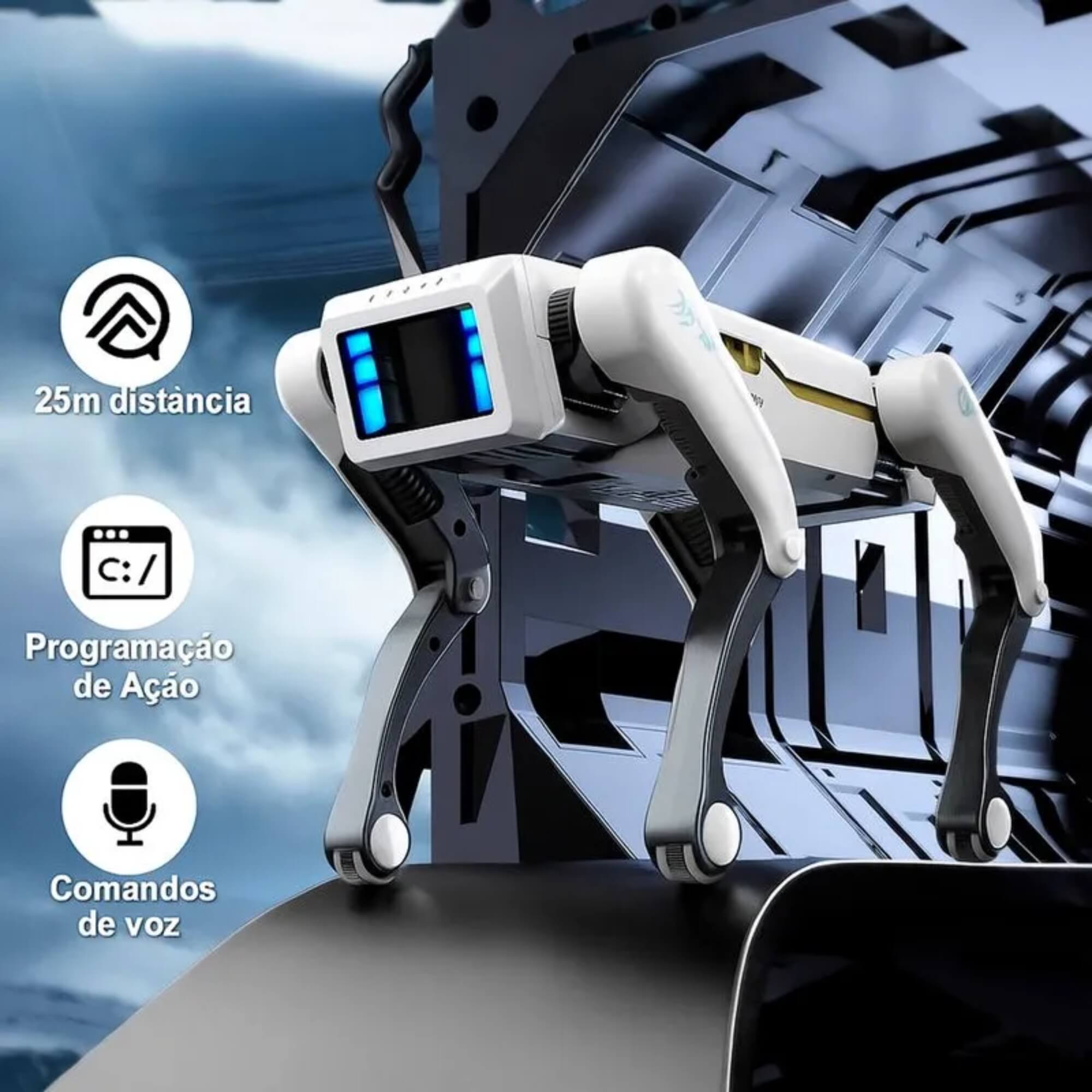 Cachorro Robô Inteligente Smart Pet Dogbot Candide - 3809