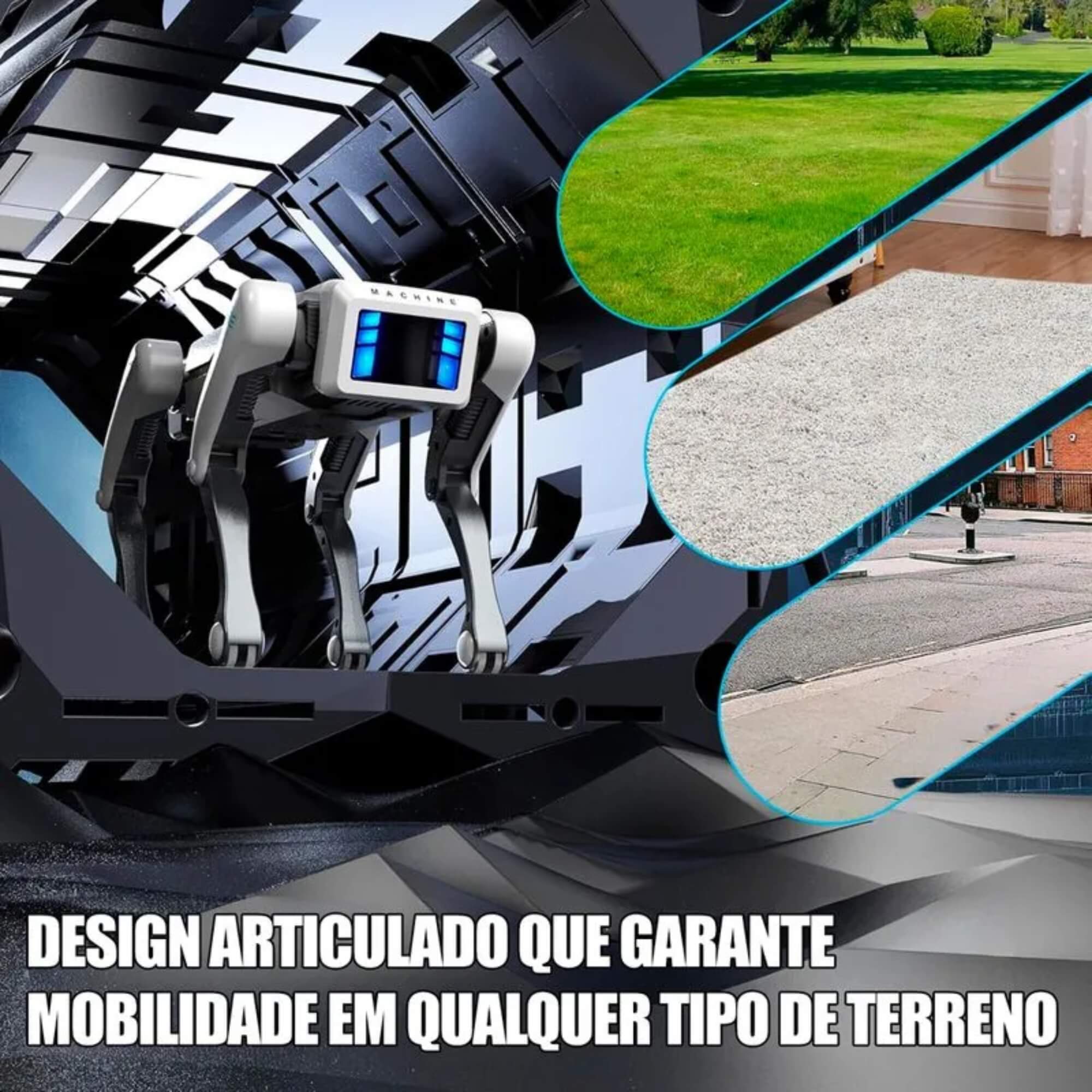 Cachorro Robô Inteligente Smart Pet Dogbot Candide - 3809