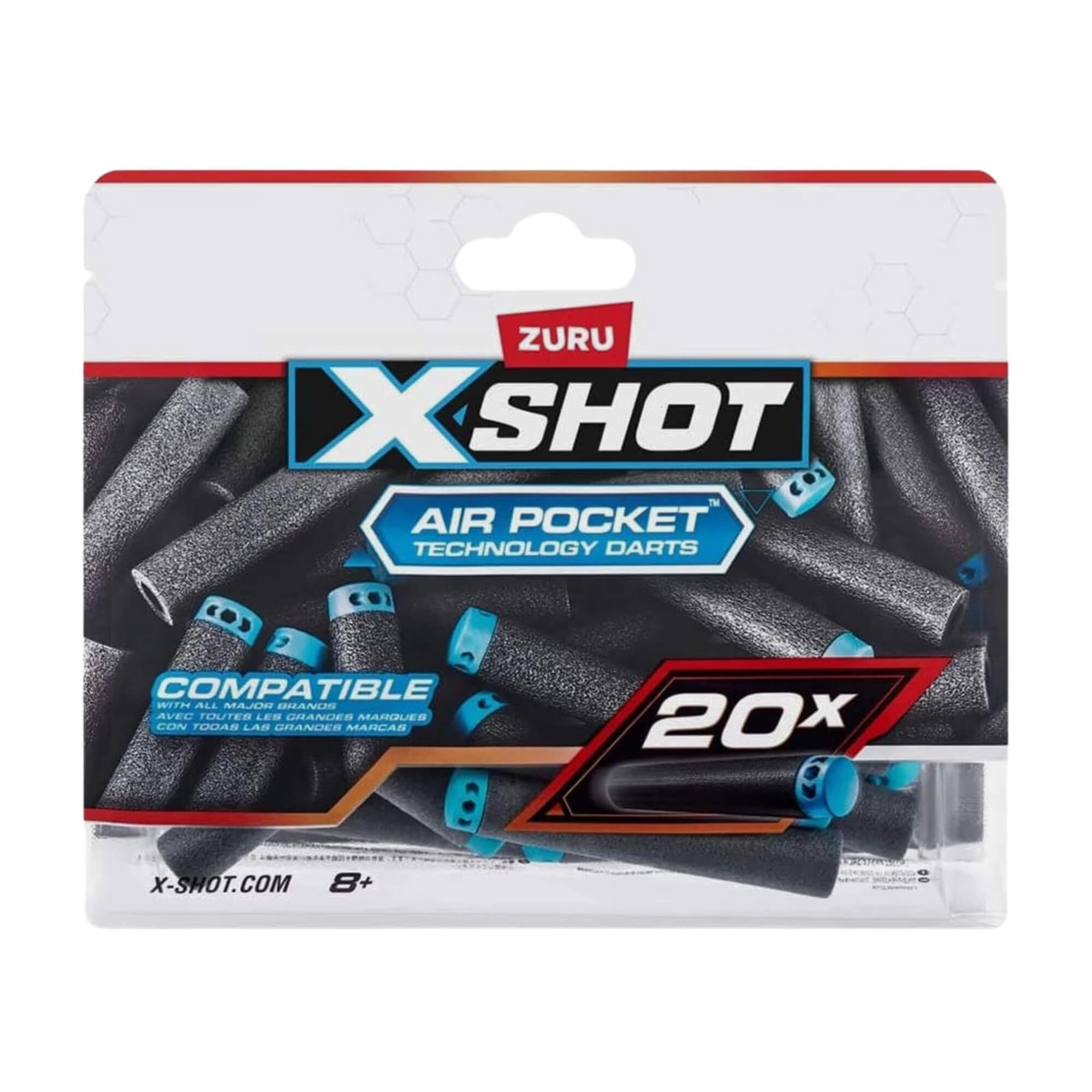 Refil de 20 Dardos X-Shot Air Pocket Candide - 5690
