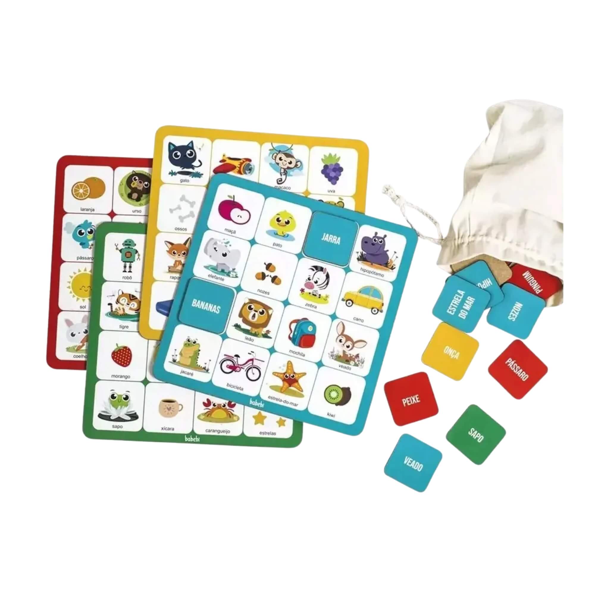 Jogo Educativo Bingo das Palavras Babebi - 6045