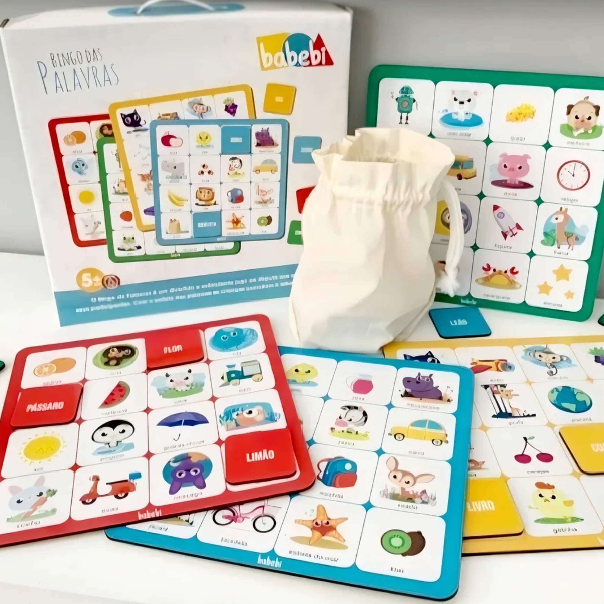 Jogo Educativo Bingo das Palavras Babebi - 6045