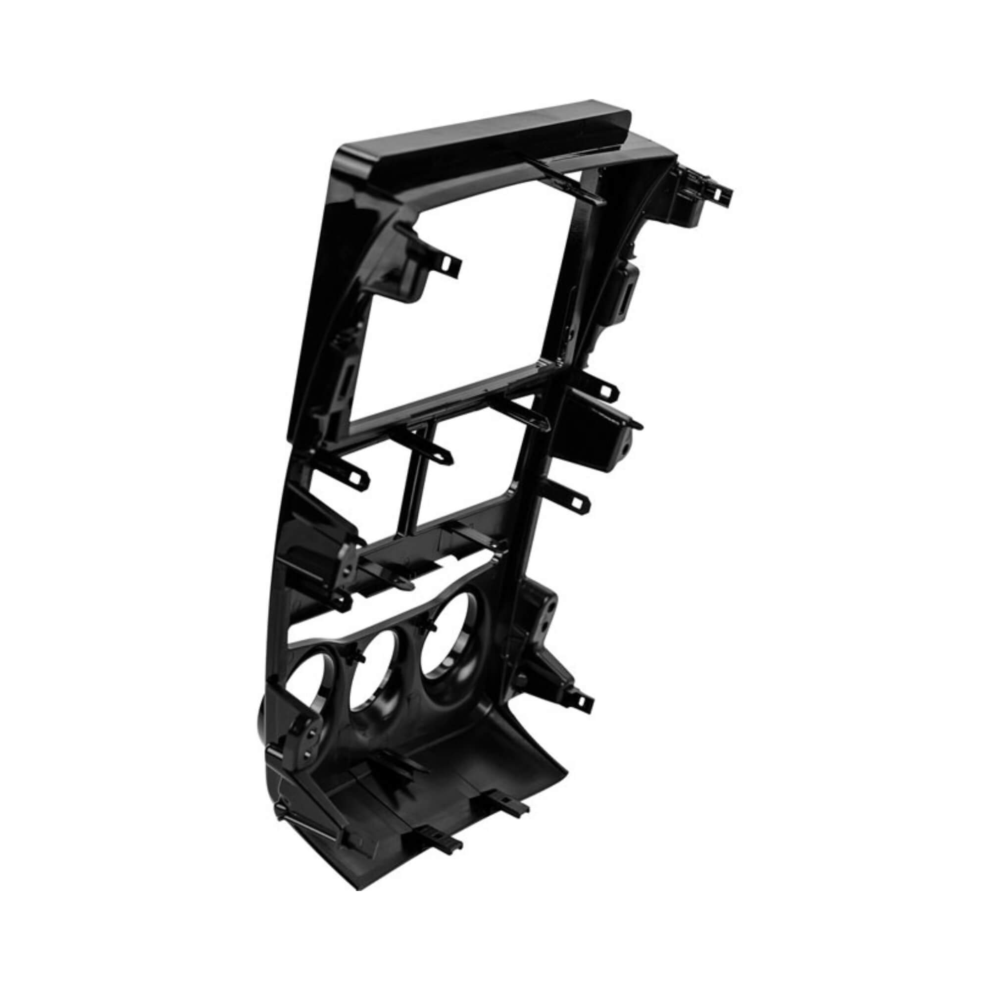 Moldura 9" Yaris 2018 a 2020 cor Black Piano Expex - EPX9TO015