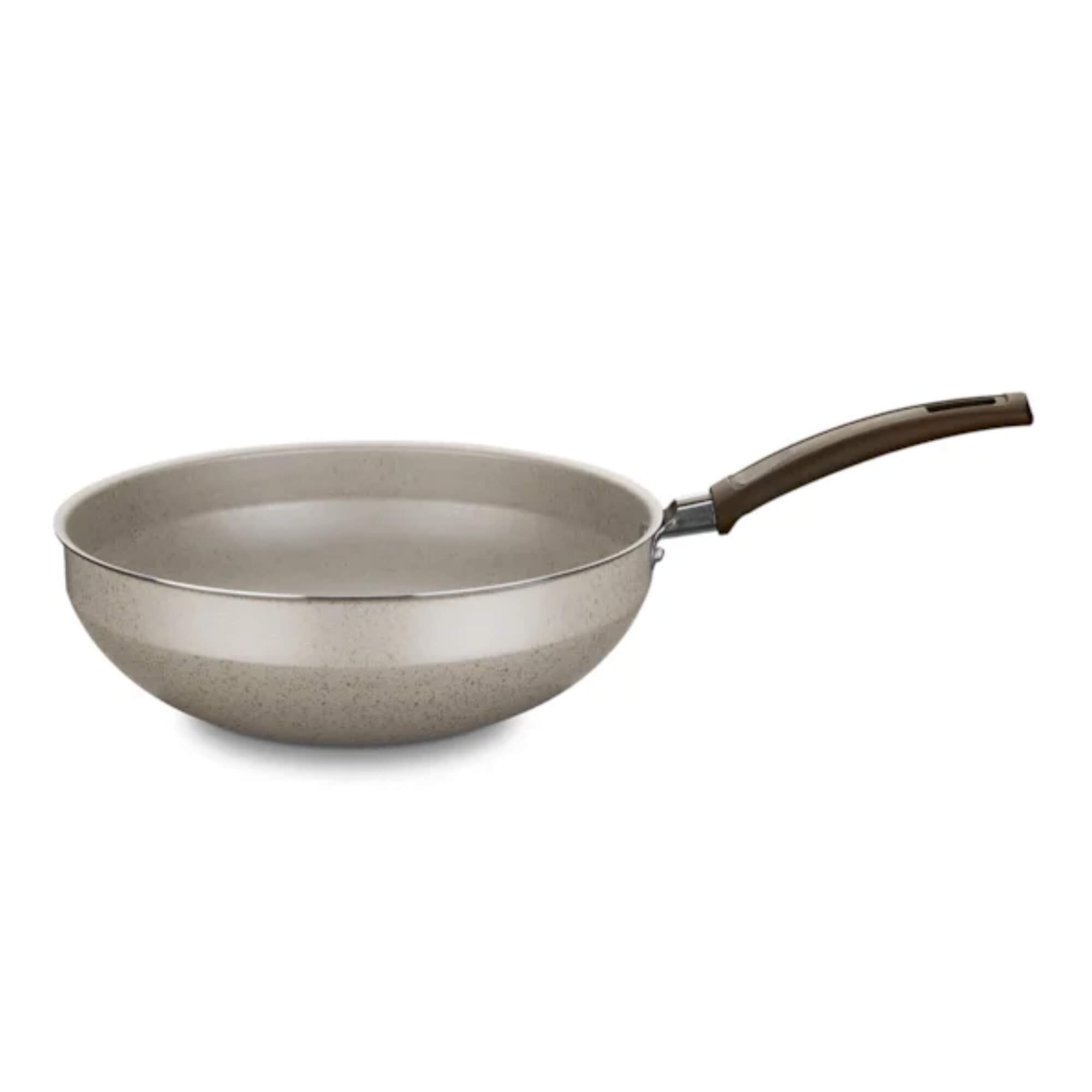 Panela de Alumínio Superflon Wok Aura Cor Baunilha Nº28 4,3L MTA - 1269