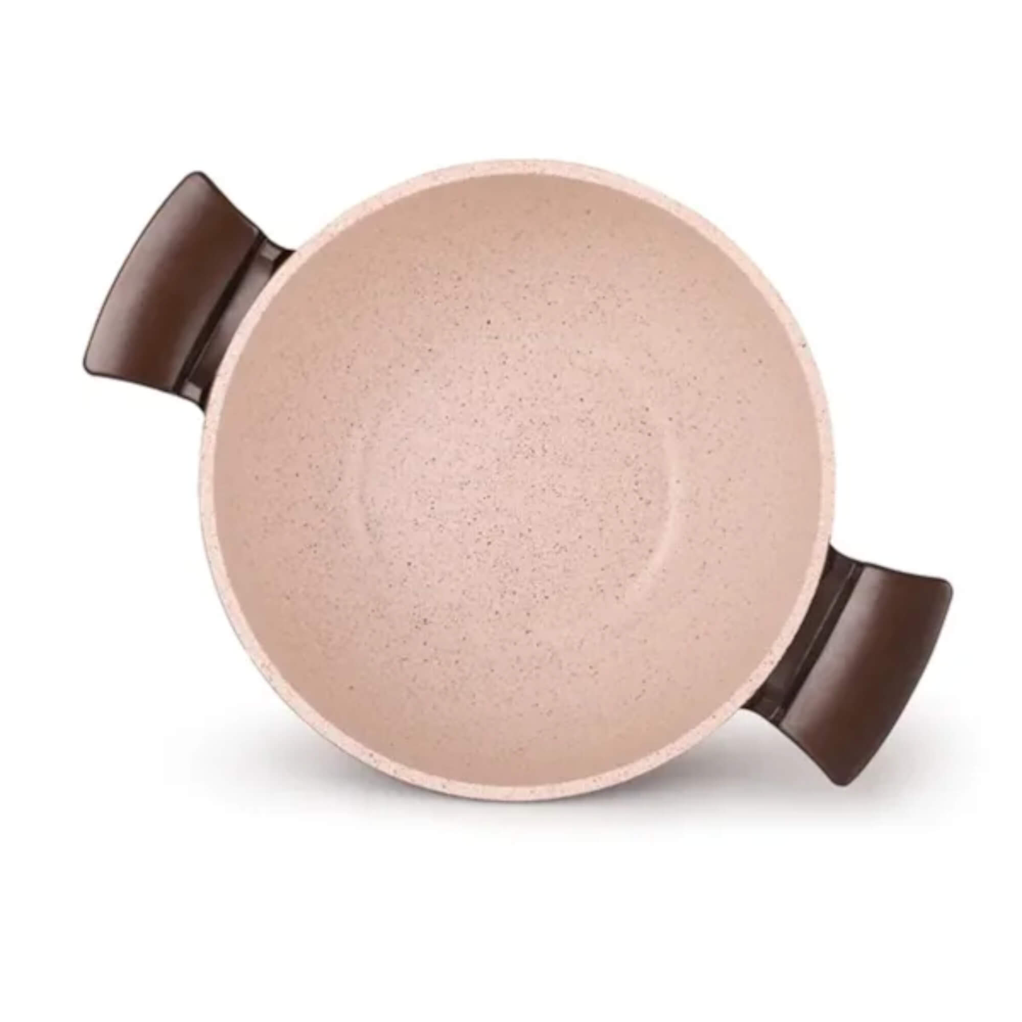 Panela Caçarola Belga Indução Cerâmic Flon 6,2L Nº28 Cor Marrom MTA - 8442