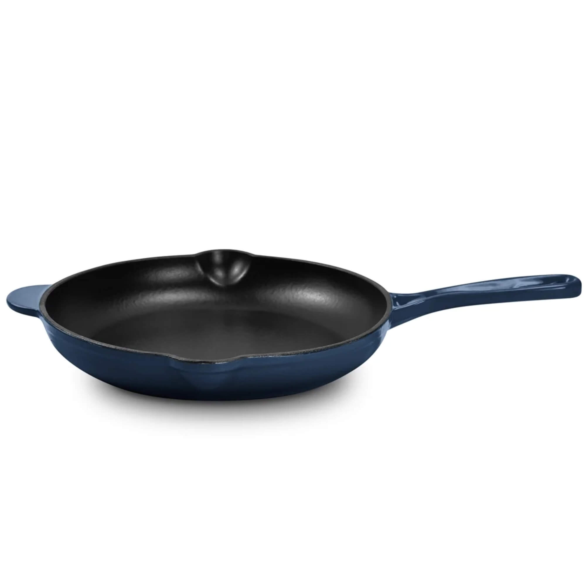 Jogo de Panela de Ferro Fundido Esmaltado 4 Peças Azul Celeste/Preto MTA - 1221