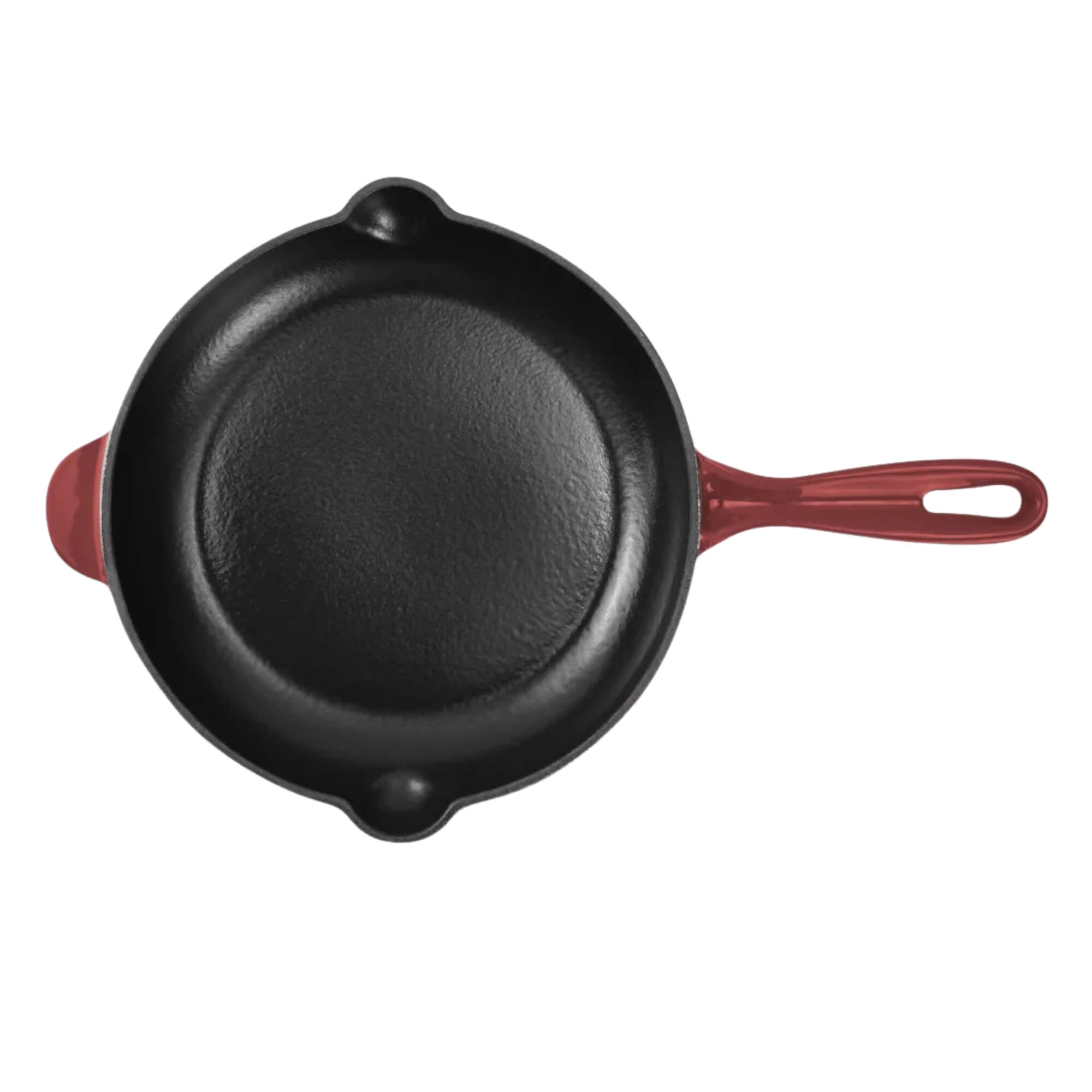 Jogo de Panelas de Ferro Fundido Esmaltado Vinho/Preto 4 Peças MTA - 1222