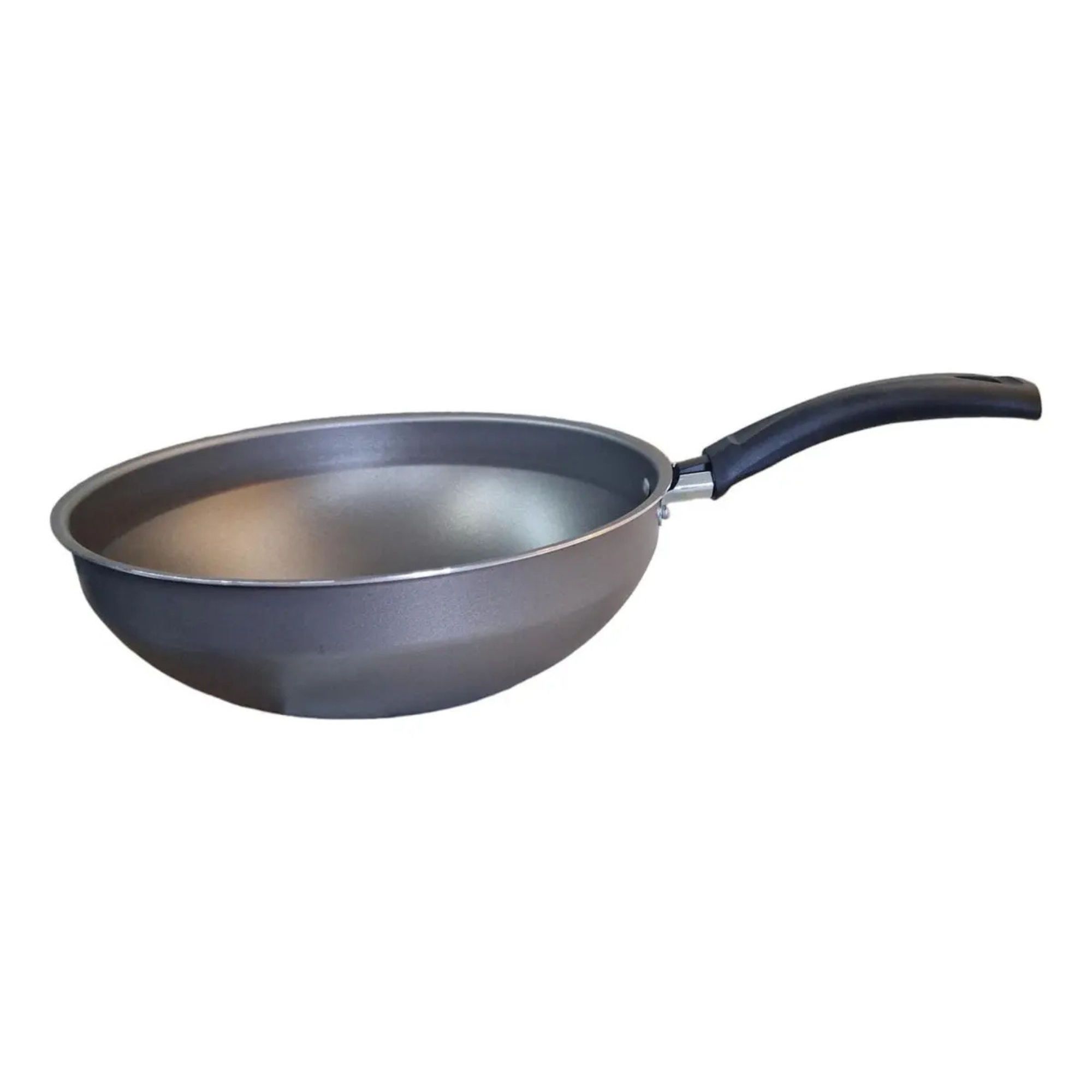 Panela Wok Cor Grafite 2,8L Nº24 Antiaderente de Alumínio MTA - 917