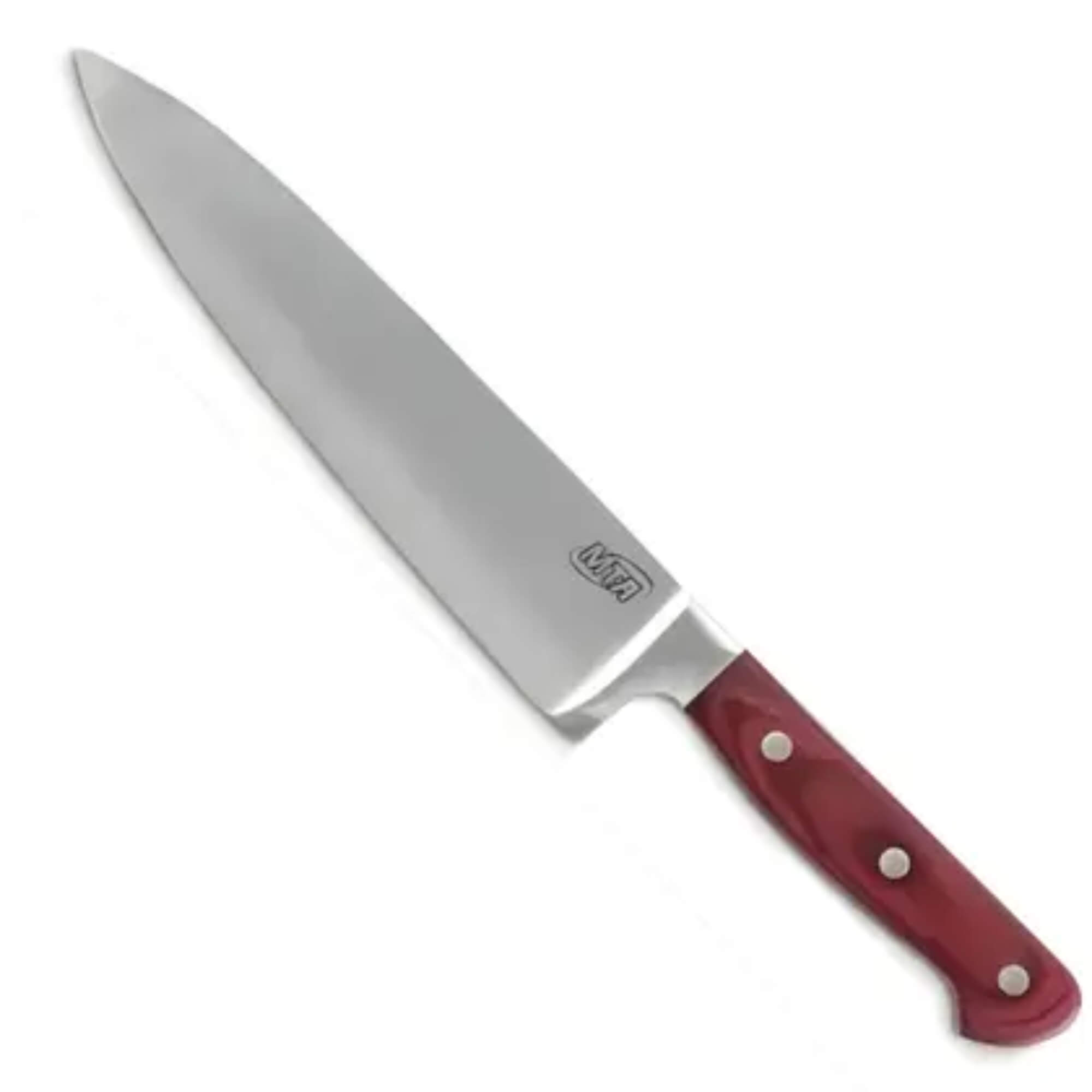 Faca Chef Cozinha Mulituso 8" Monobloco Cabo Madeira MTA - 9129
