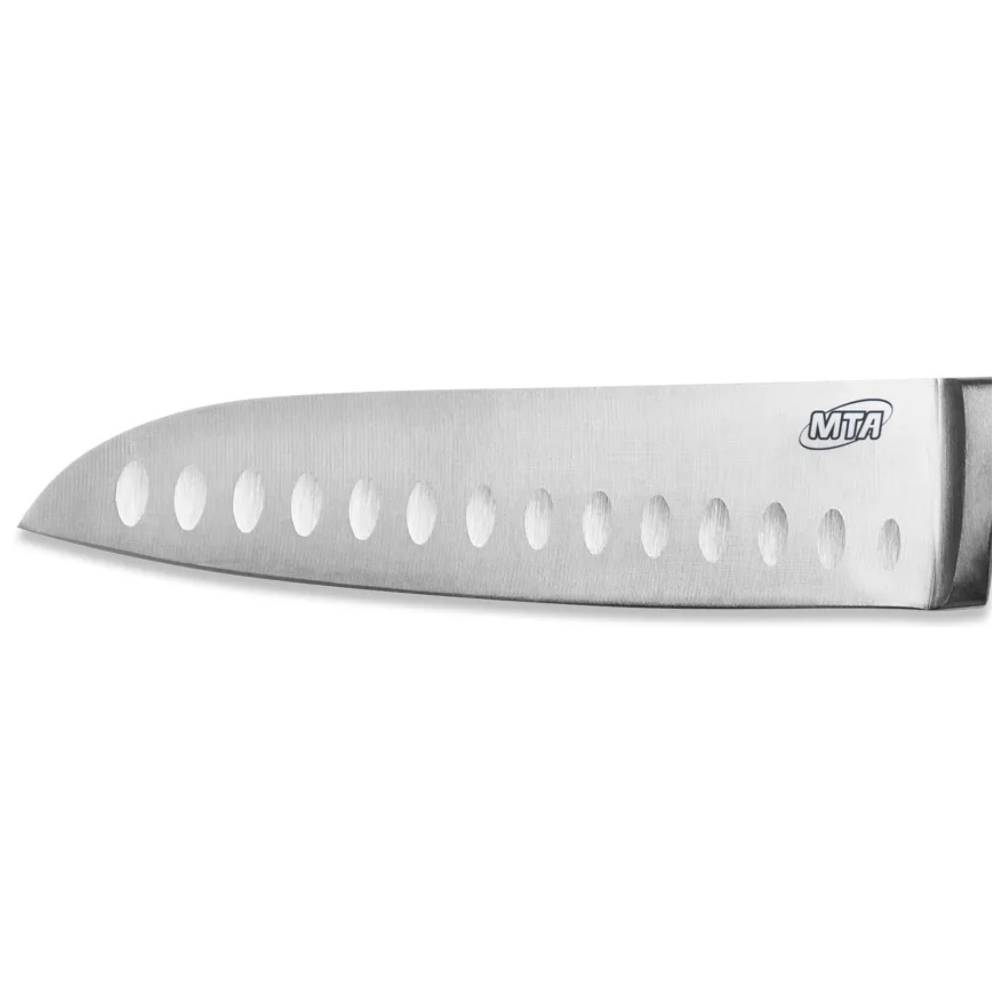 Faca Santoku Fatiar e Picar 7" Monobloco Madeira MTA - 9128