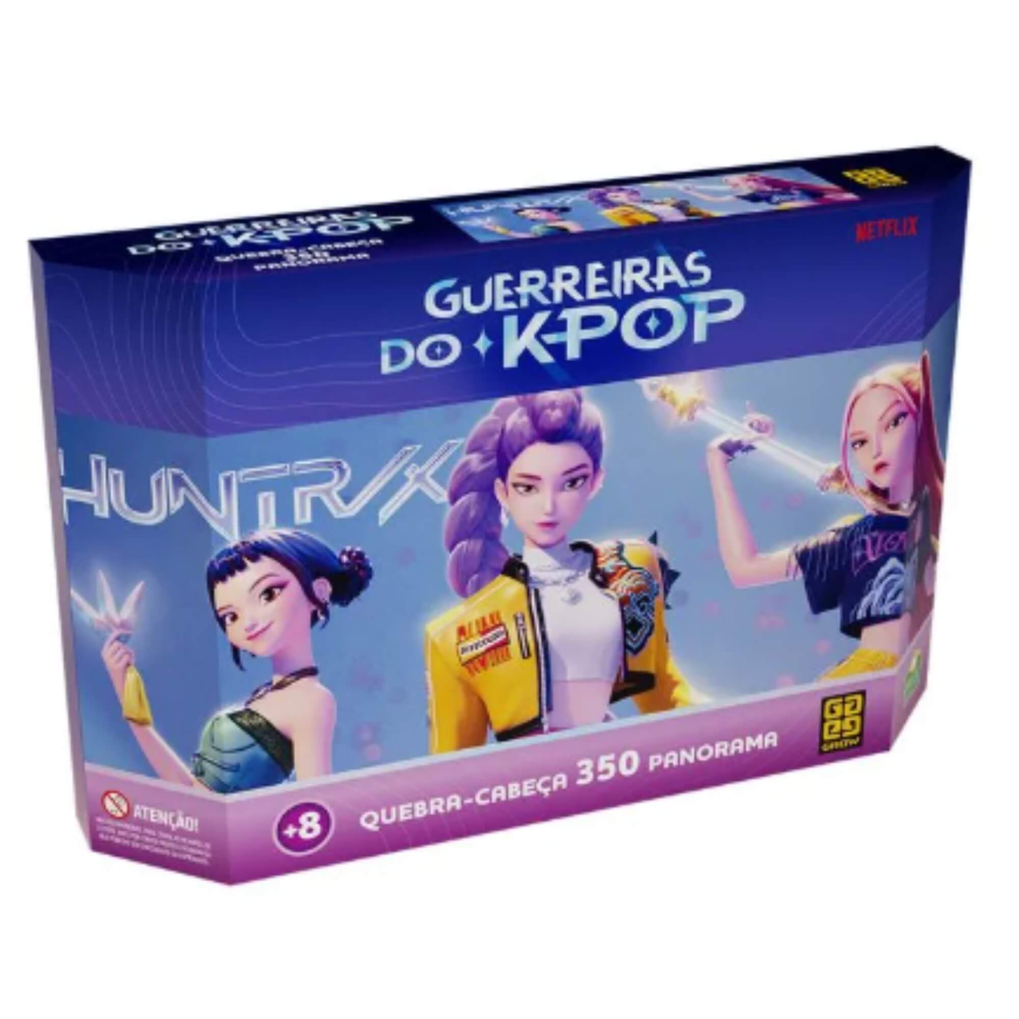 Quebra-cabeça 350 peças Panorama Guerreiras do K-Pop Grow - 05155