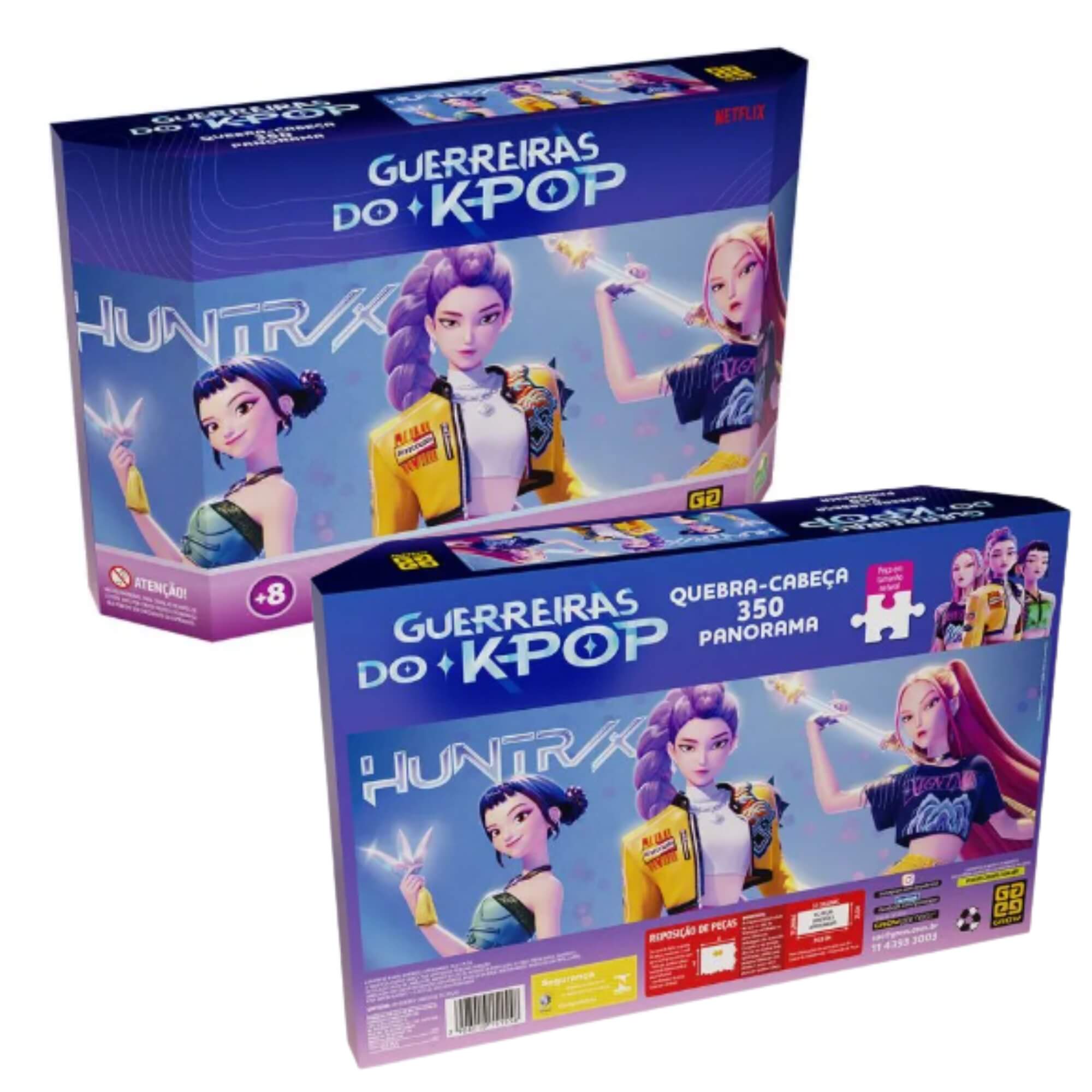 Quebra-cabeça 350 peças Panorama Guerreiras do K-Pop Grow - 05155