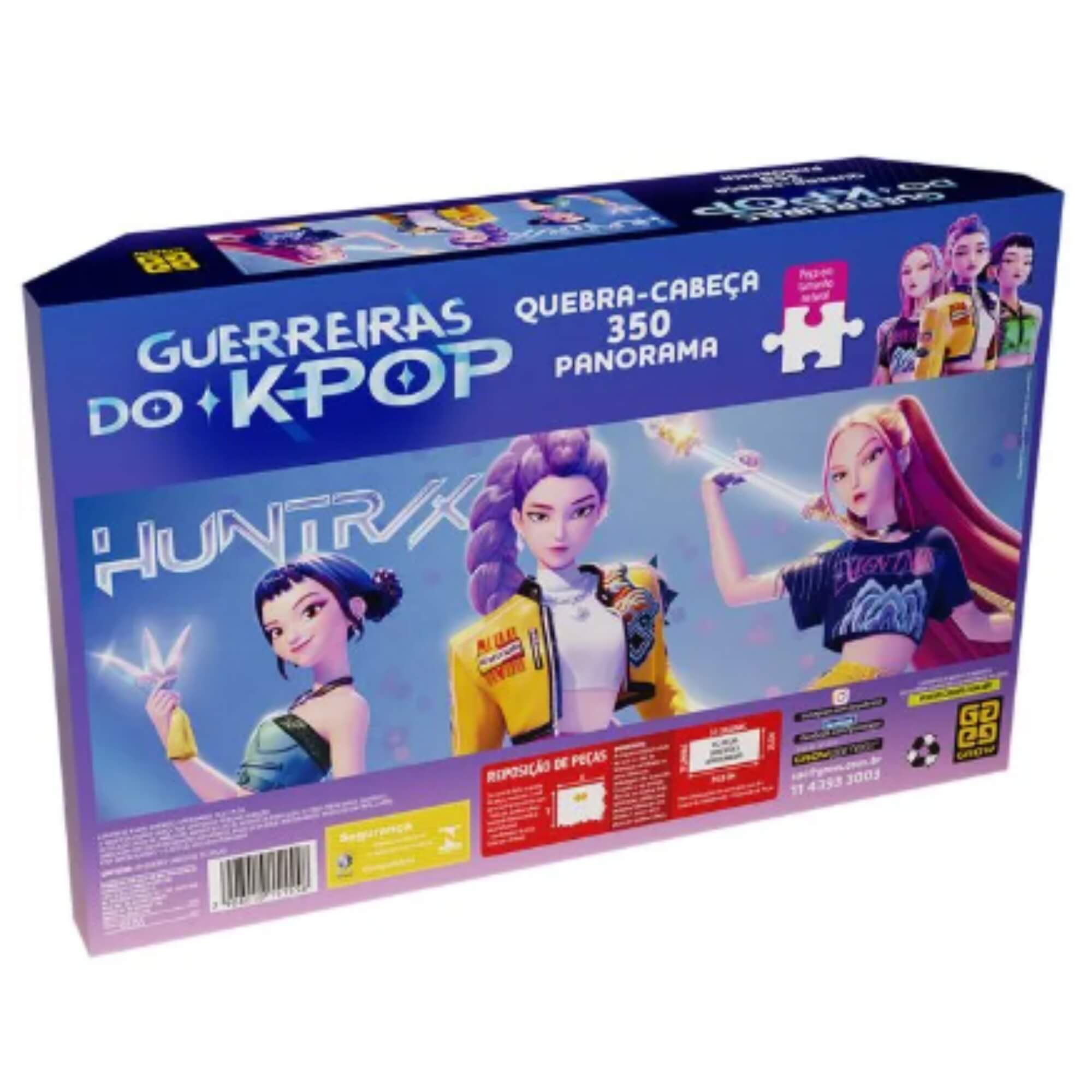 Quebra-cabeça 350 peças Panorama Guerreiras do K-Pop Grow - 05155