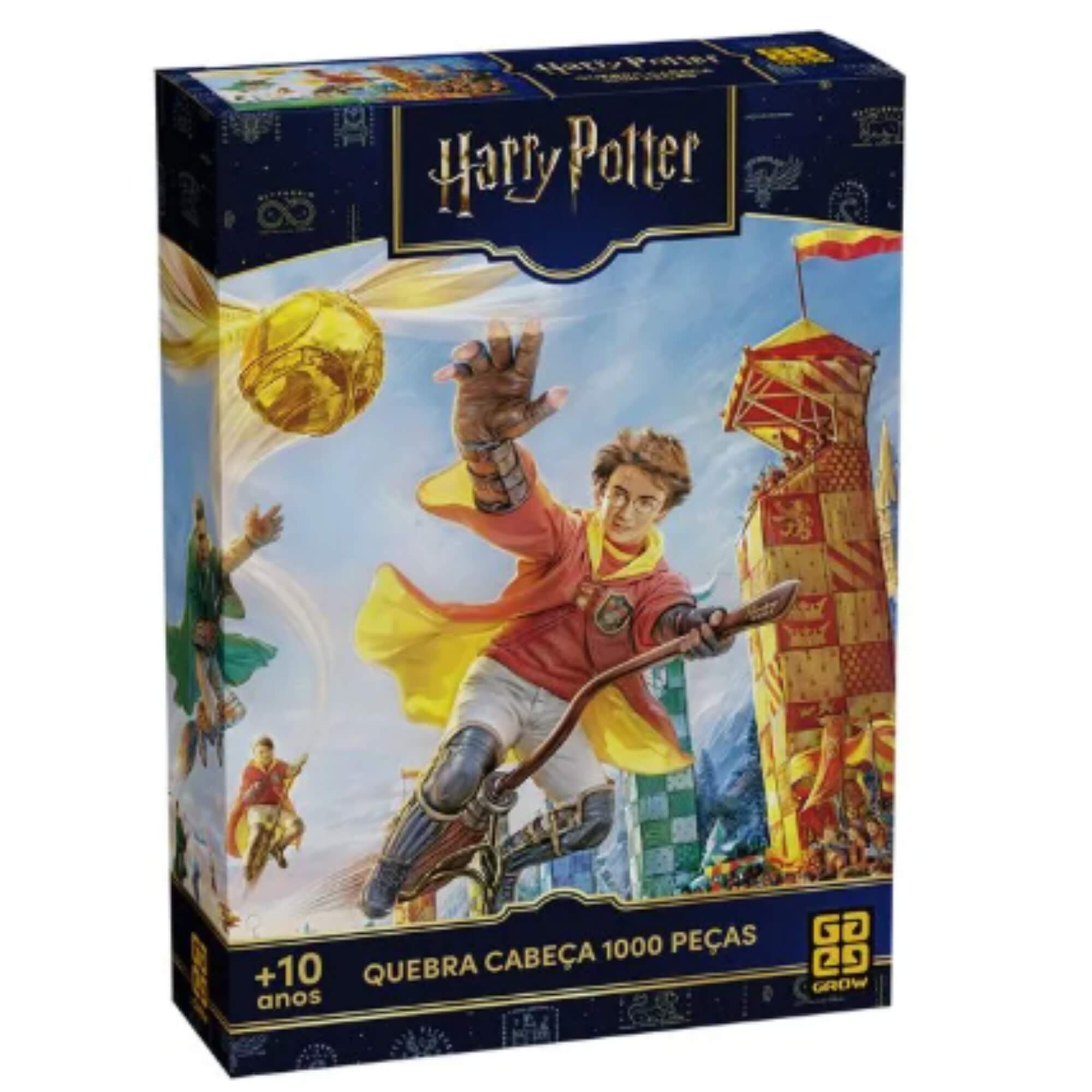 Quebra-cabeça 1000 peças Harry Potter Quadribol Grow - 04984