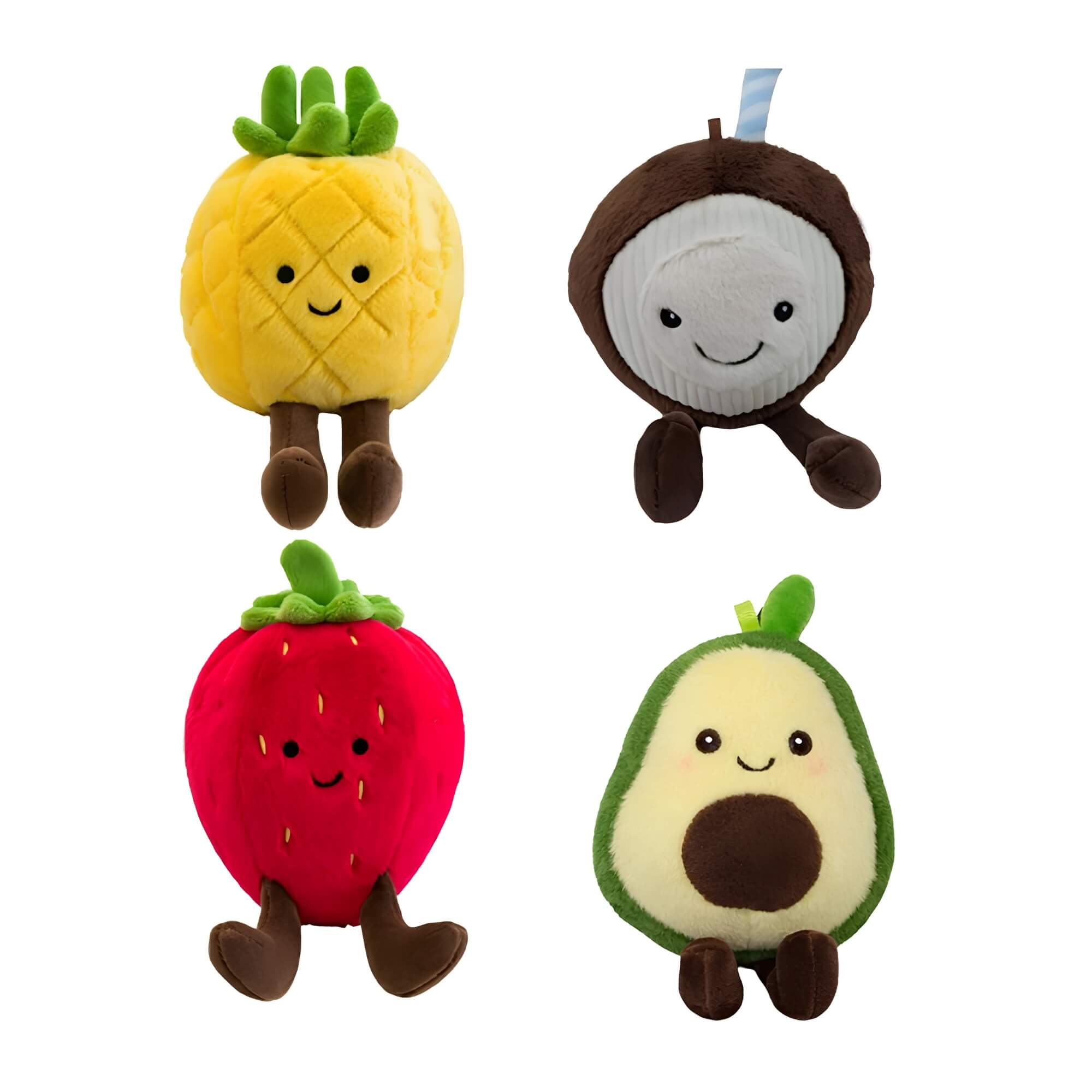 Pelúcia Mini Hortifruti Frutinhas - Sortido e Unitário BBR - R3774