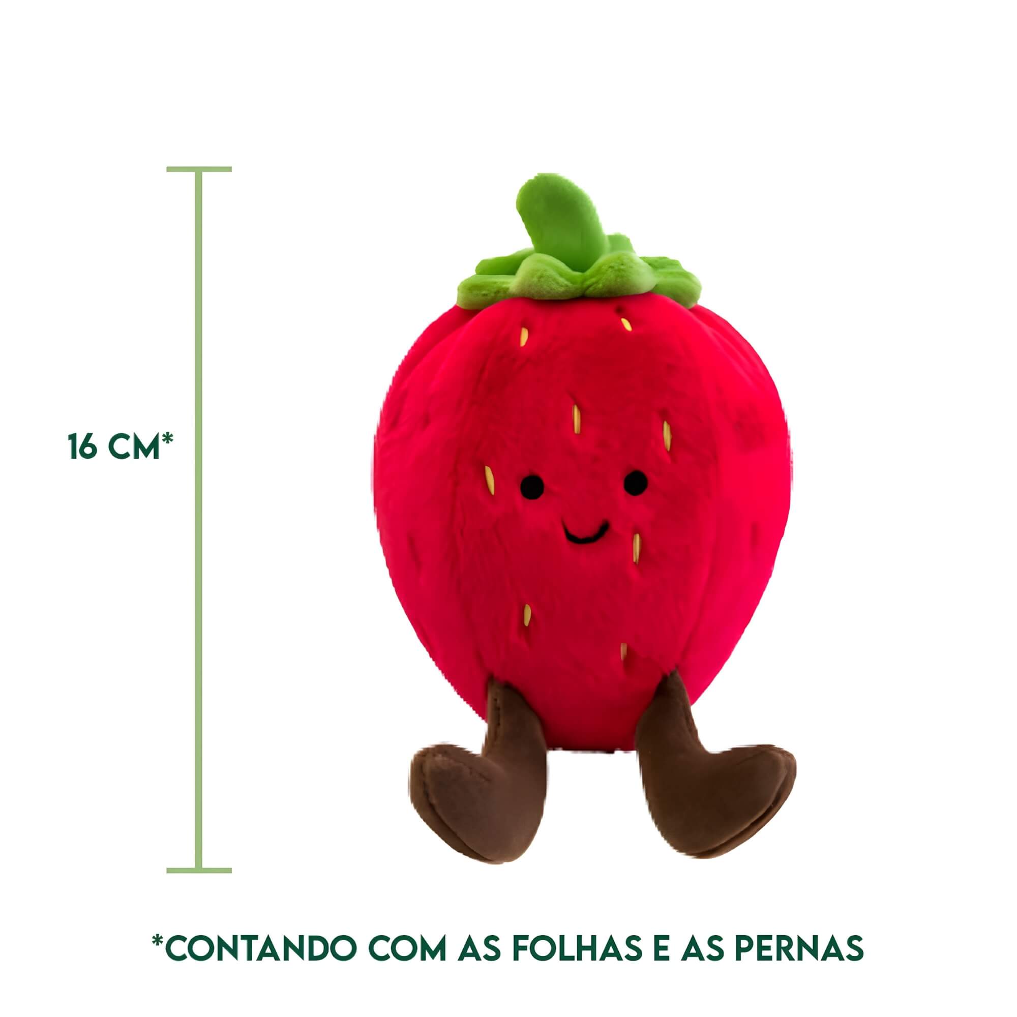 Pelúcia Mini Hortifruti Frutinhas - Sortido e Unitário BBR - R3774